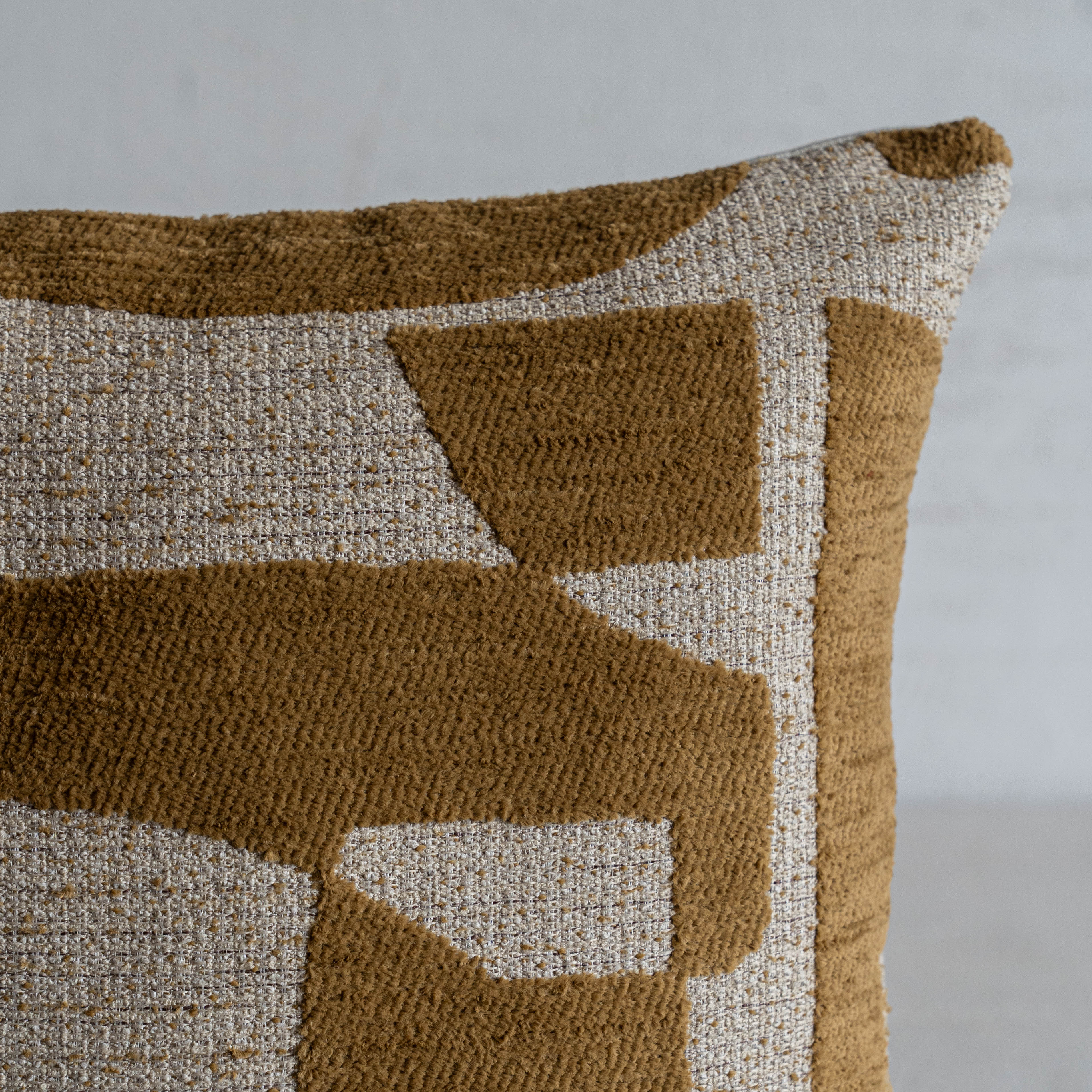 Motif – Mustard Modern Cushion Cover - Cushion Covers - WS Living Furniture Furniture Store in Dubai