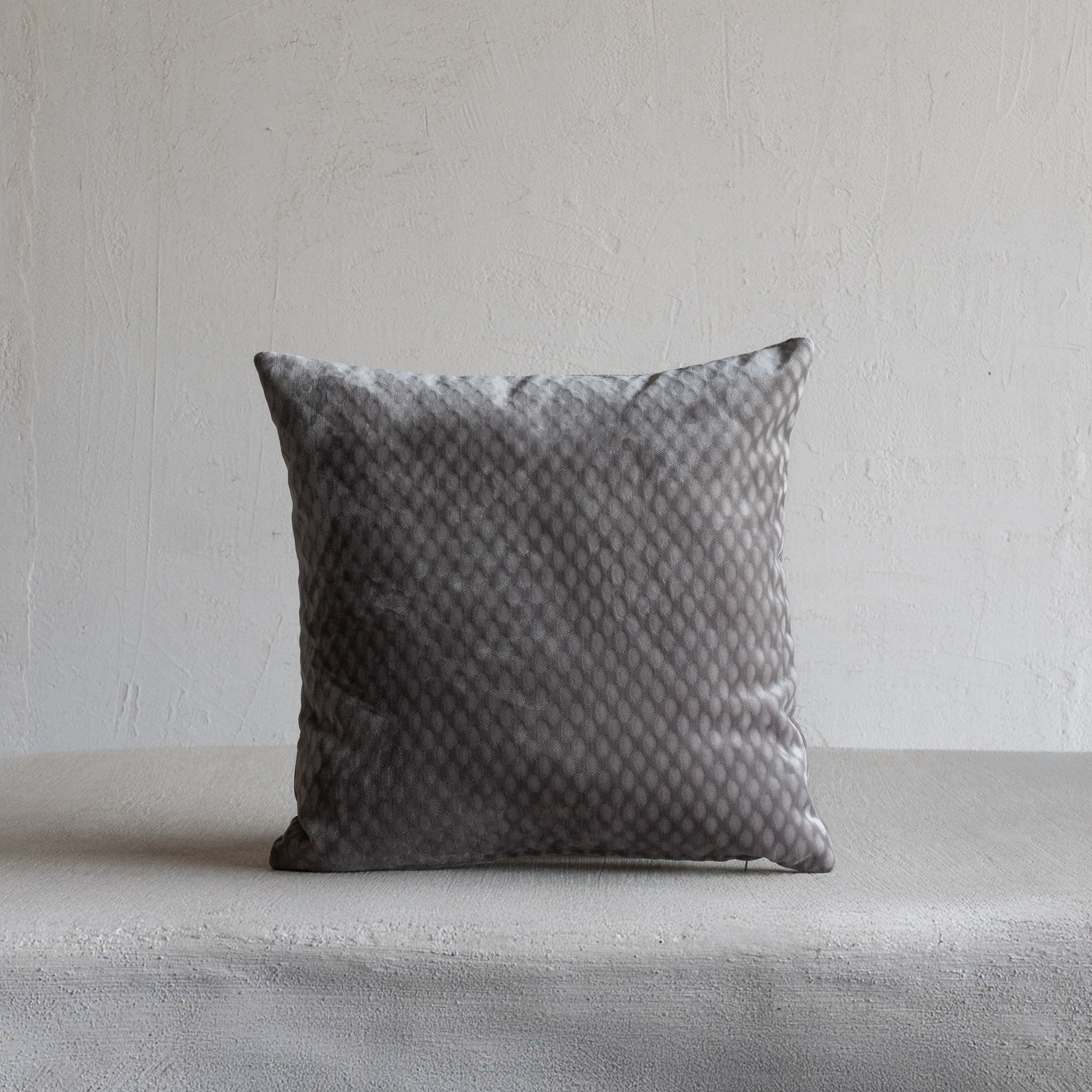 Nocten Plum Cushion Cover - GREY