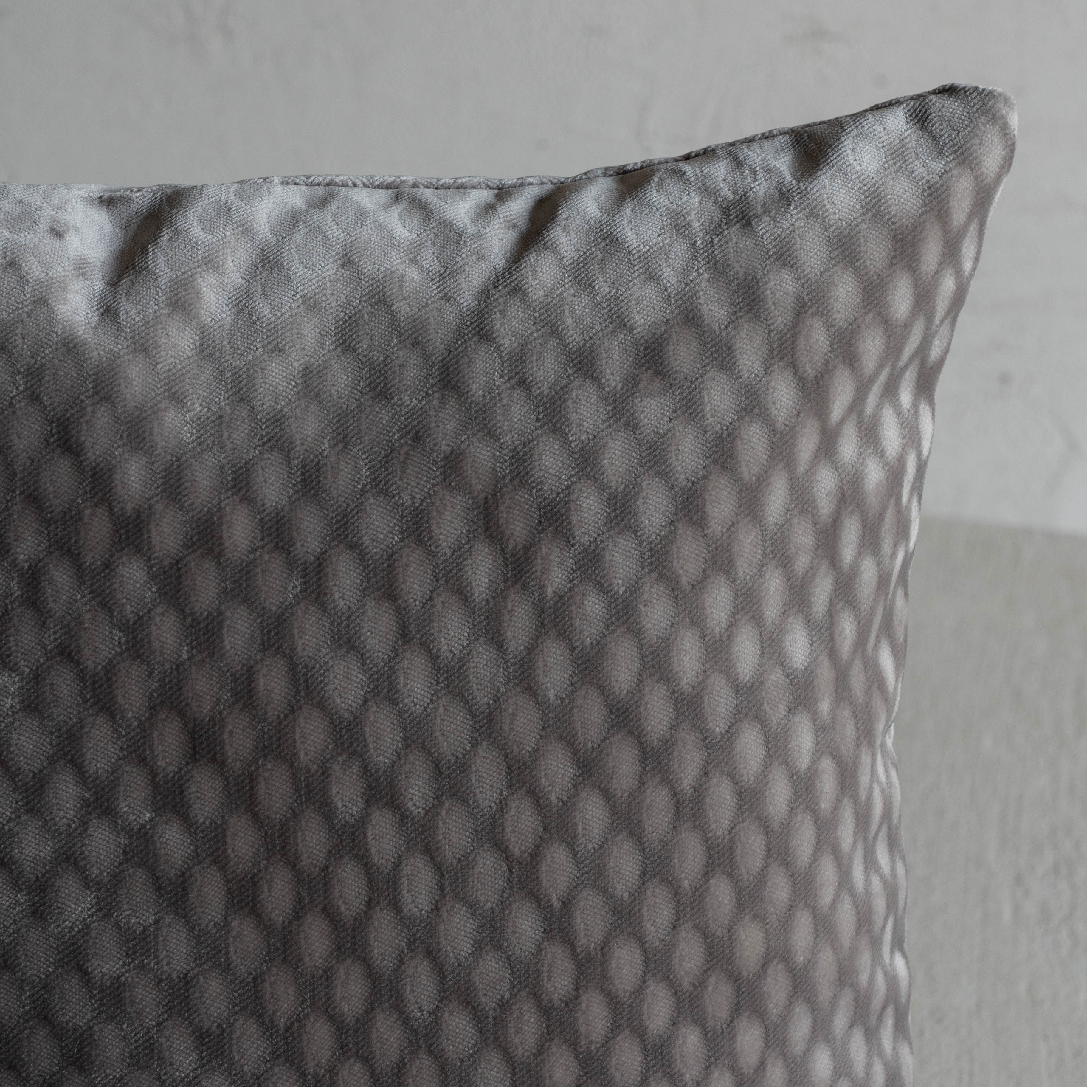 Nocten Plum Cushion Cover - GREY