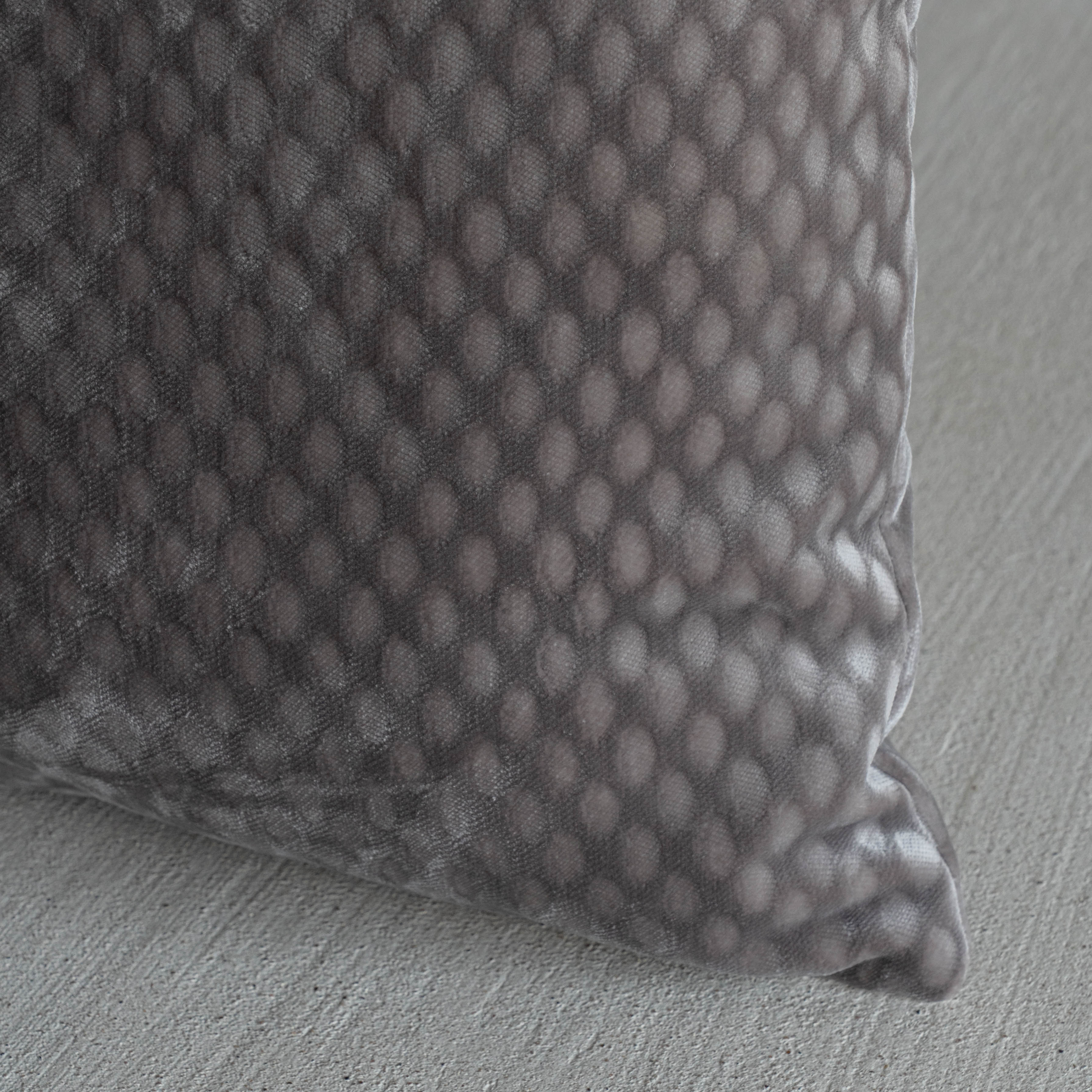 Nocten Plum Cushion Cover - GREY