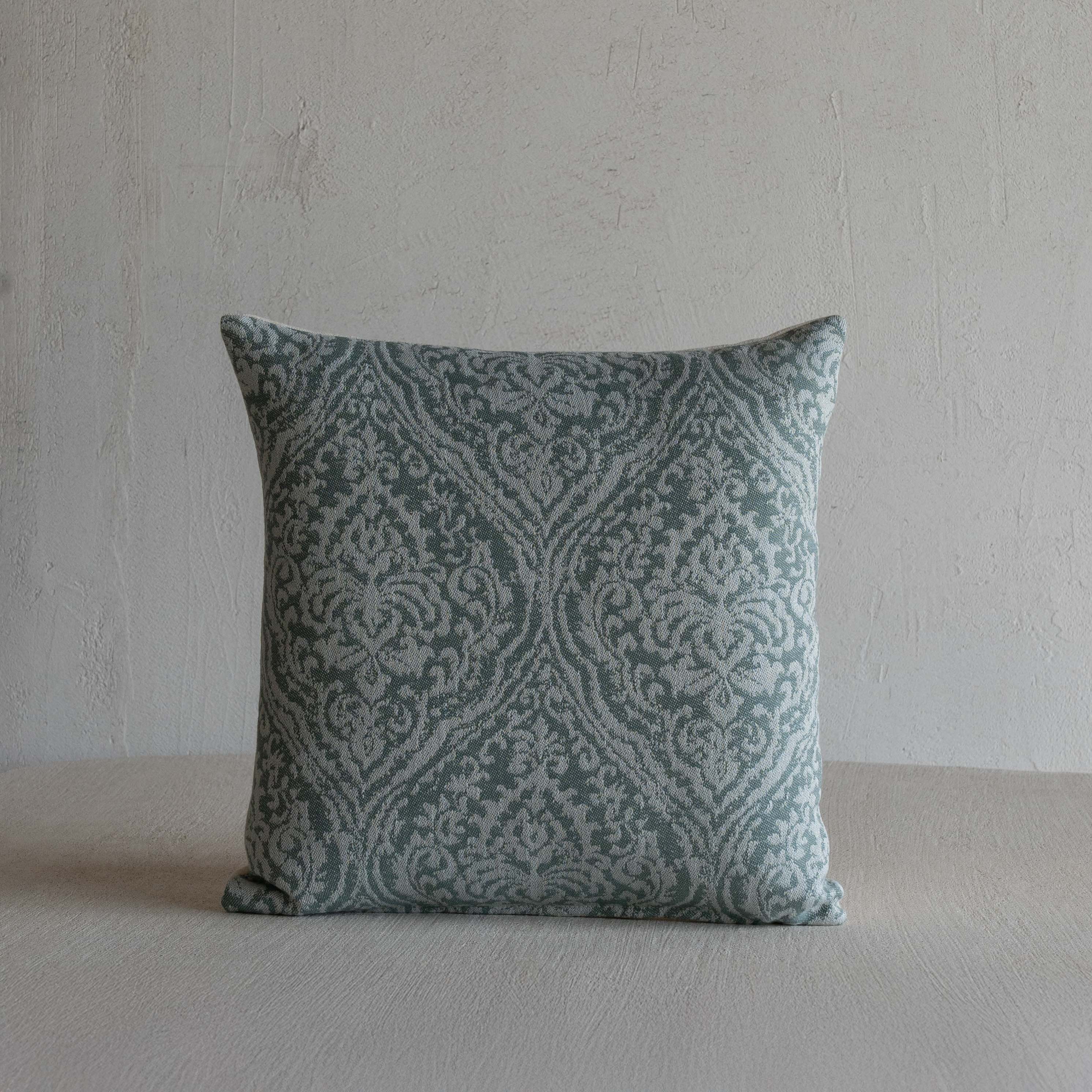 Leafstone Cushion Cover – Sky Blue