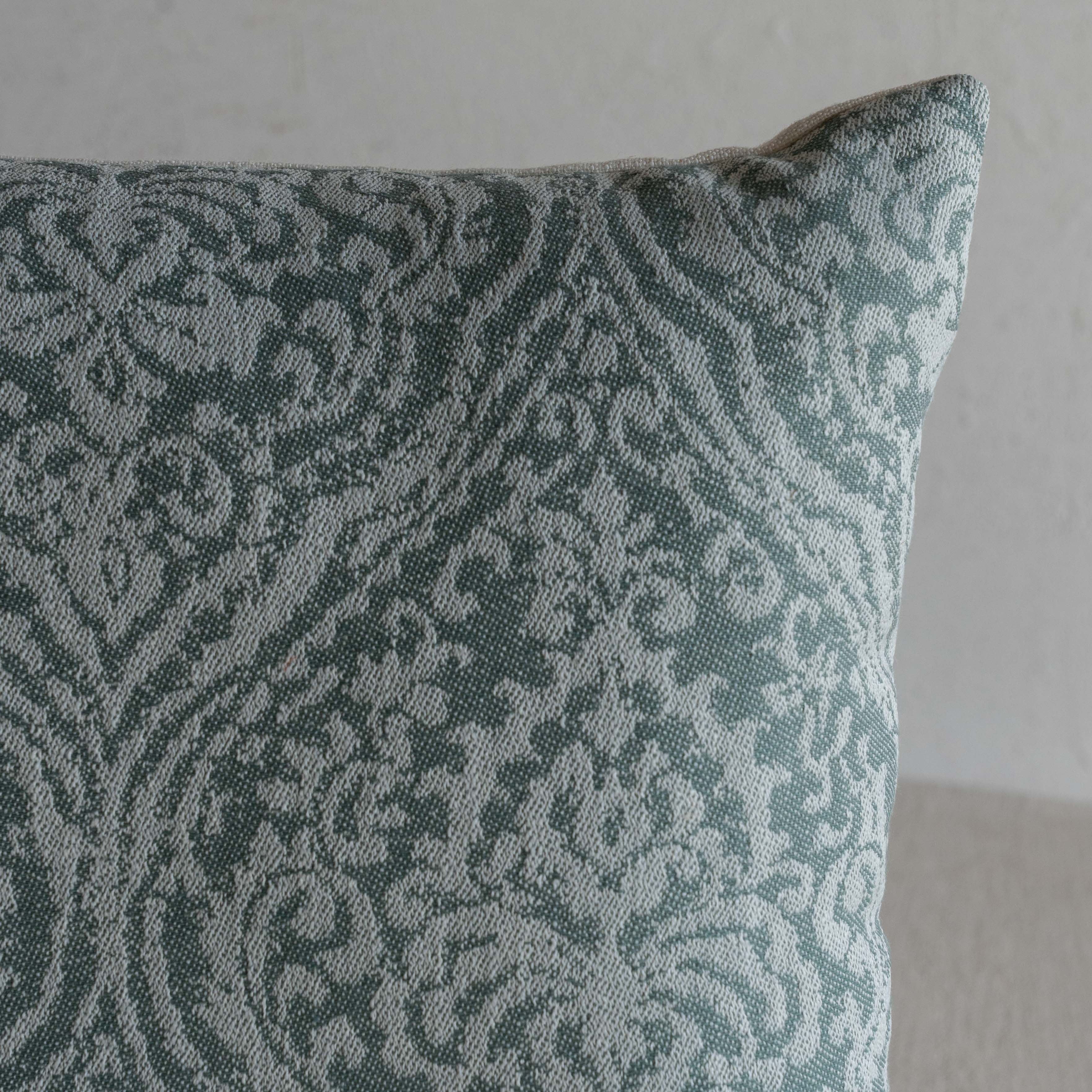 Leafstone Cushion Cover – Sky Blue