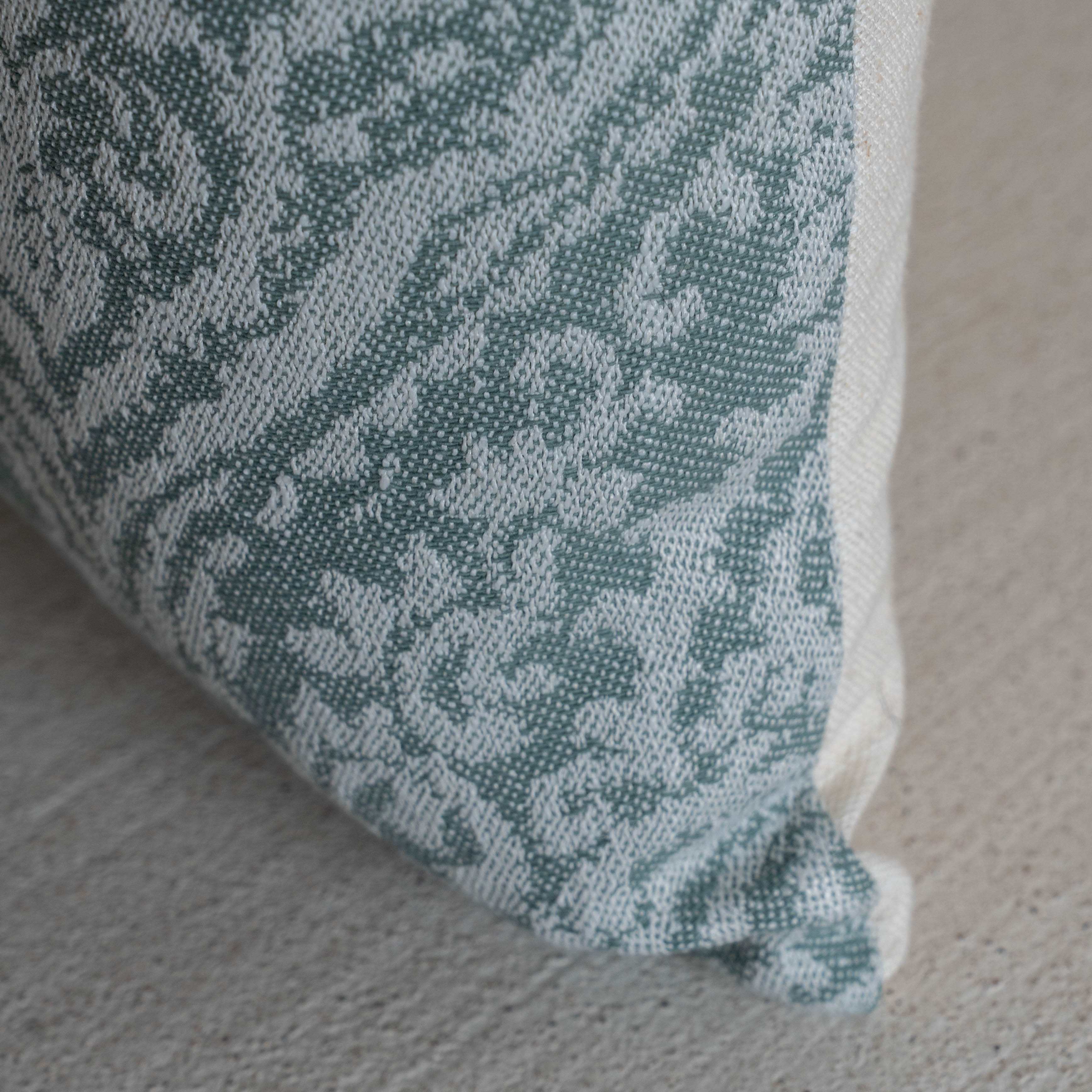 Leafstone Cushion Cover – Sky Blue