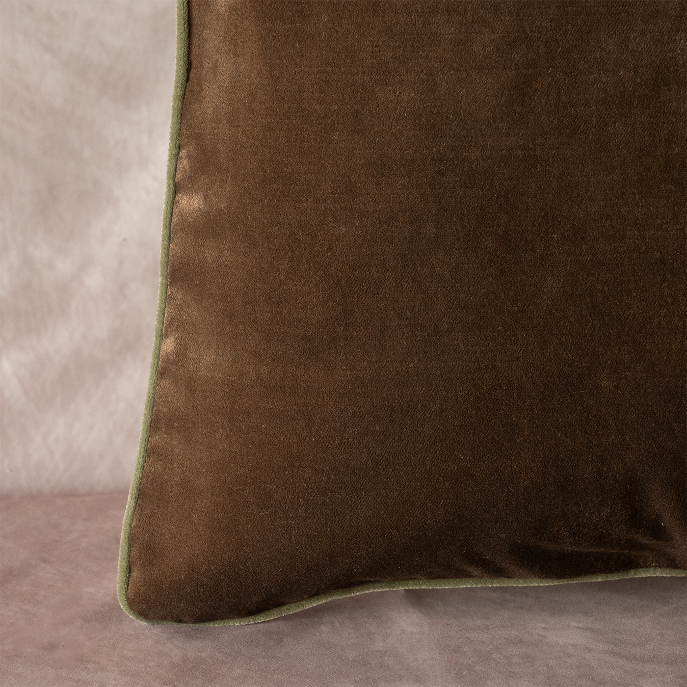Chocolate Brown Velvet Cushion Cover