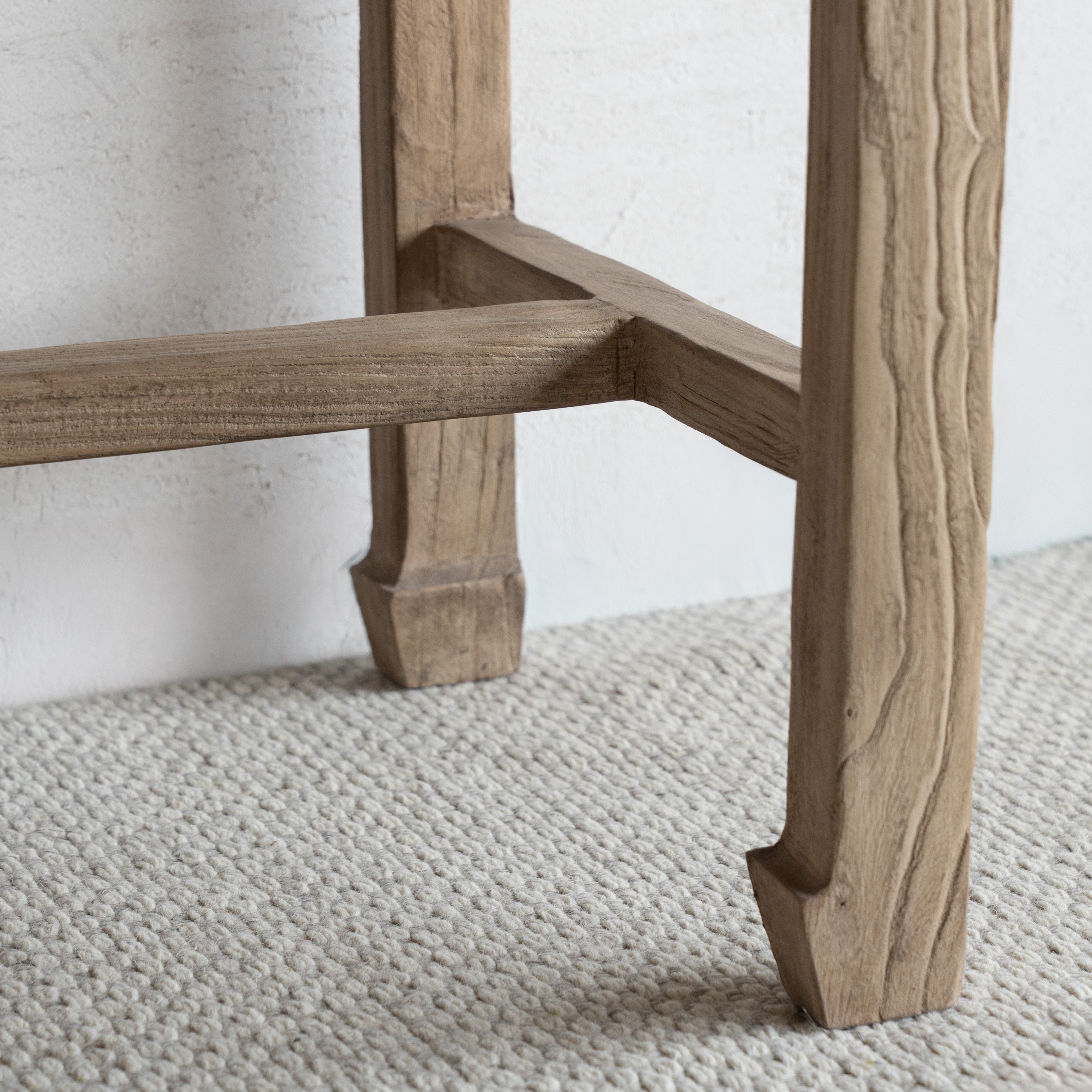 Rion Elm Wood Console Table & Dressing Table