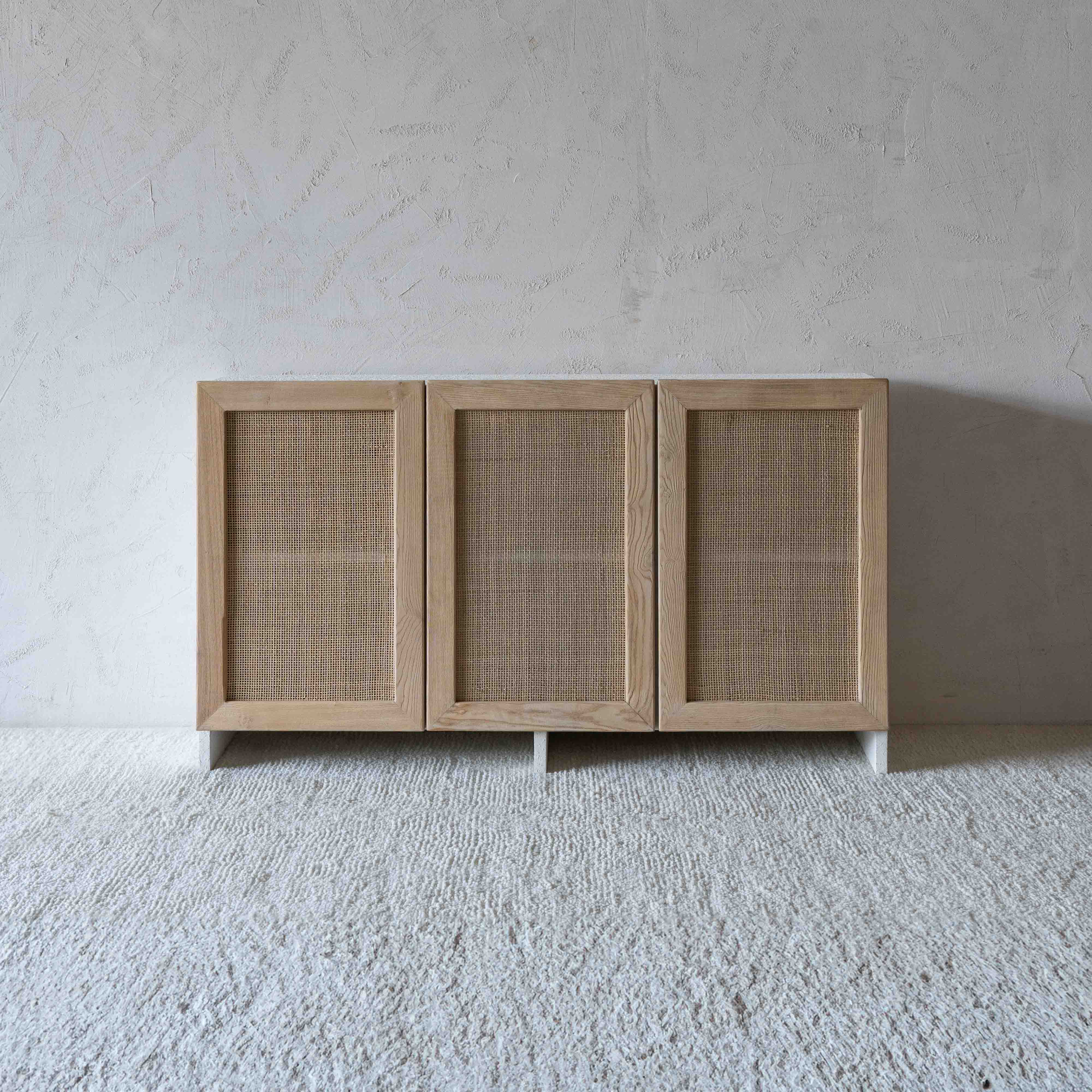 Dallas Solid Oak Wood Rattan Cabinet | Dressing Table - Cabinets - WS Living Furniture  Furniture Store in Dubai