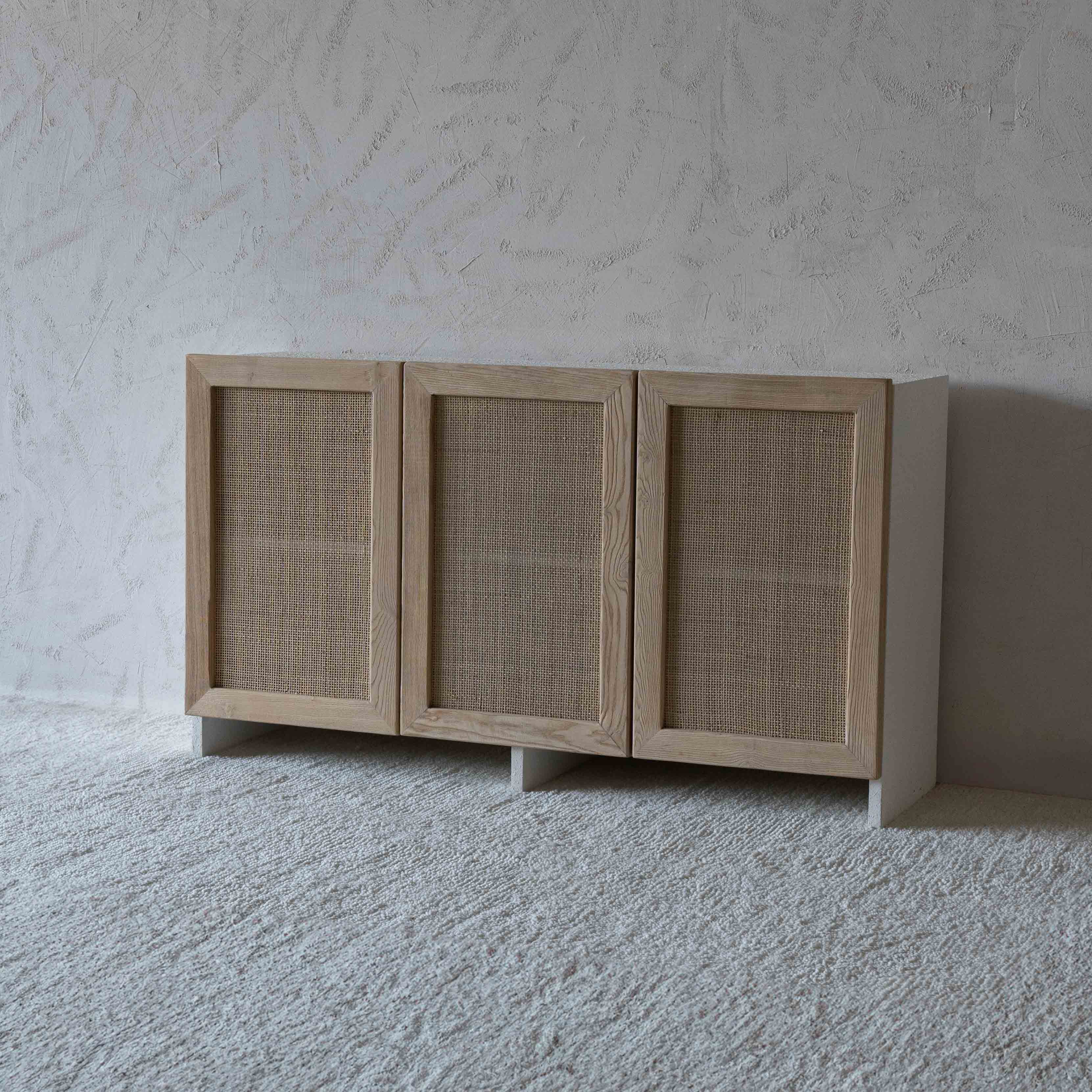 Dallas Solid Oak Wood Rattan Cabinet | Dressing Table - Cabinets - WS Living Furniture  Furniture Store in Dubai