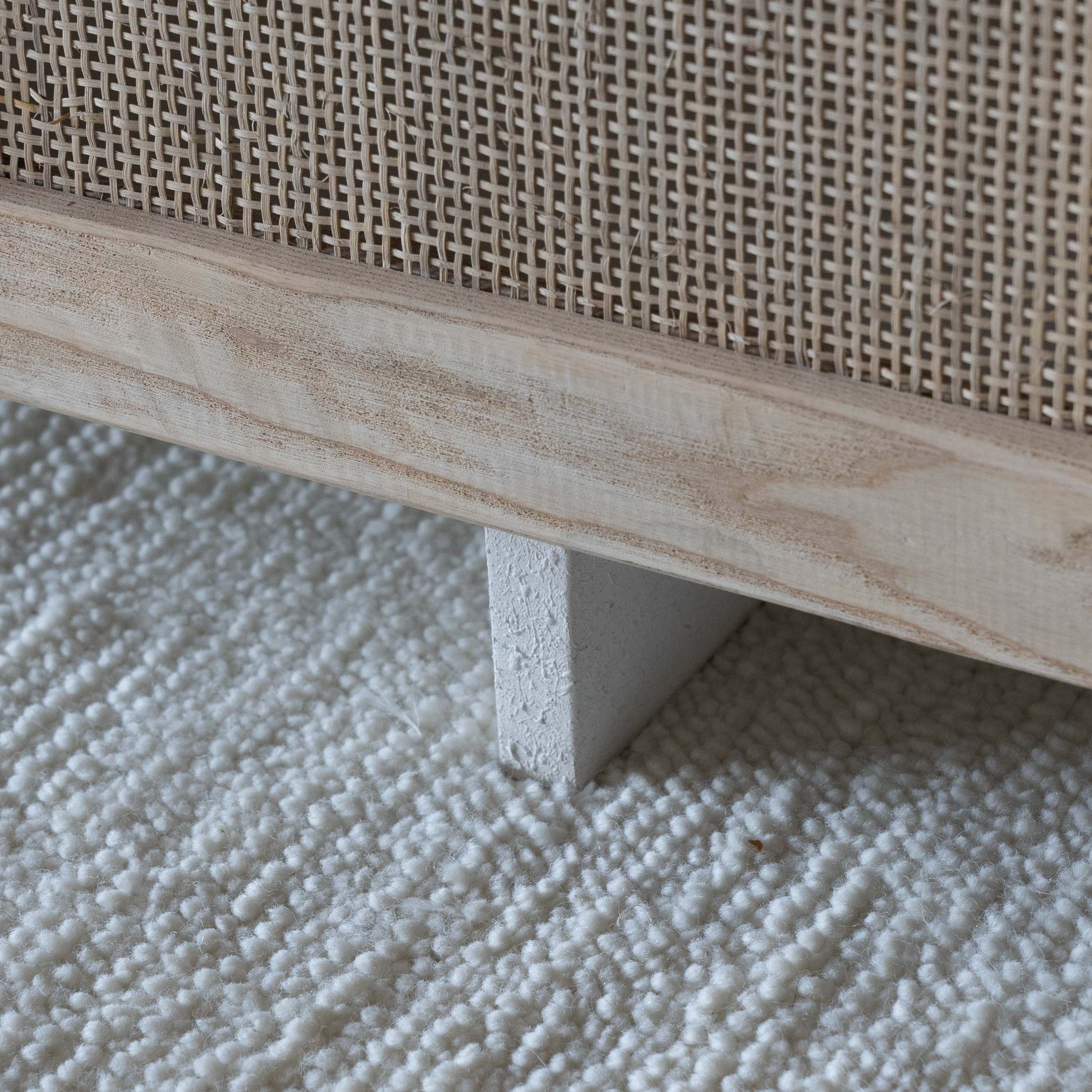 Dallas Solid Oak Wood Rattan Cabinet | Dressing Table - Cabinets - WS Living Furniture  Furniture Store in Dubai