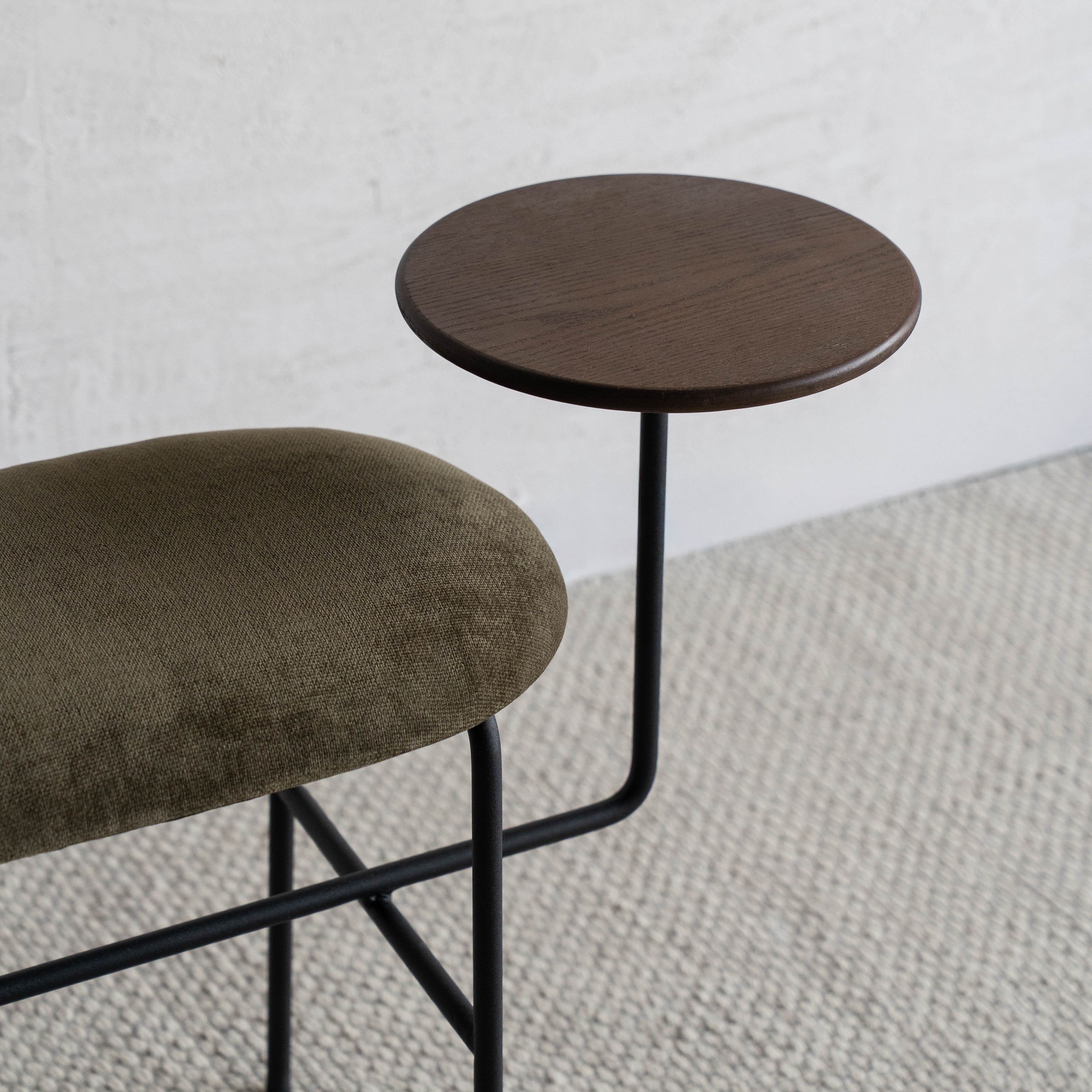 Darian Small Bench With Side Table - Benches - WS Living Furniture Furniture Store in Dubai