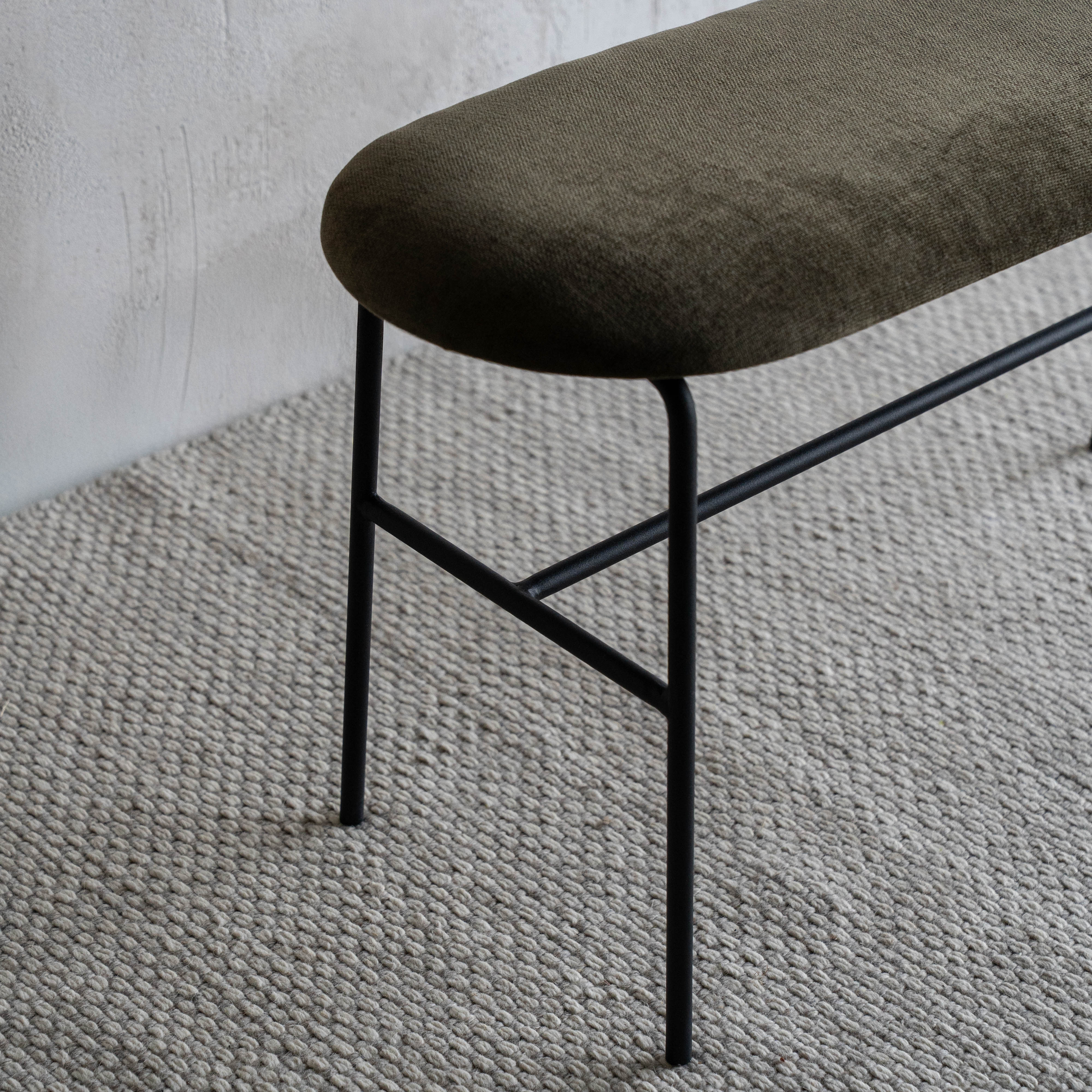 Darian Small Bench With Side Table - Benches - WS Living Furniture Furniture Store in Dubai
