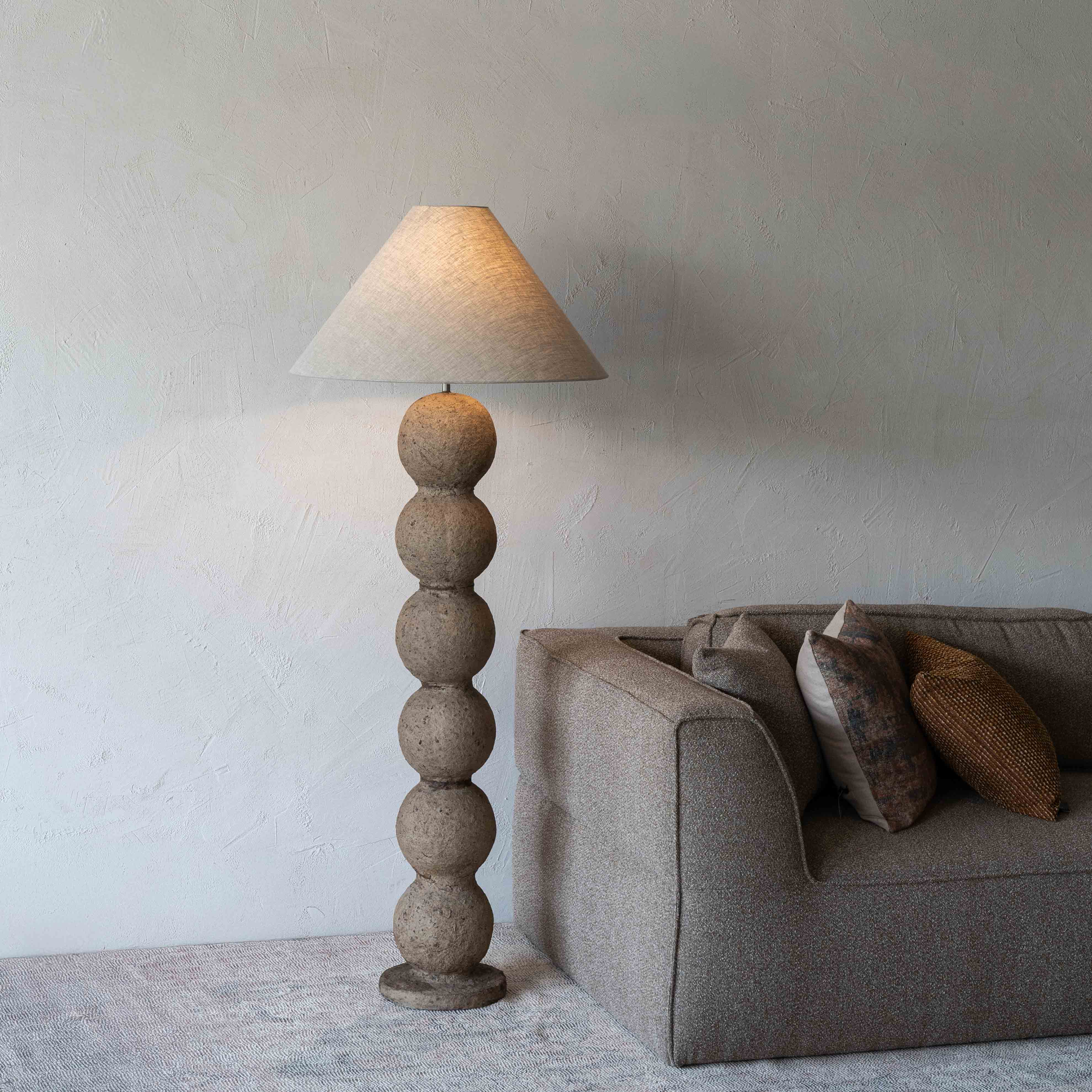 Dream Dome Paper Mâché Artisan Floor Lamp - 88540 A - Lamps - WS Living Furniture  Furniture Store in Dubai