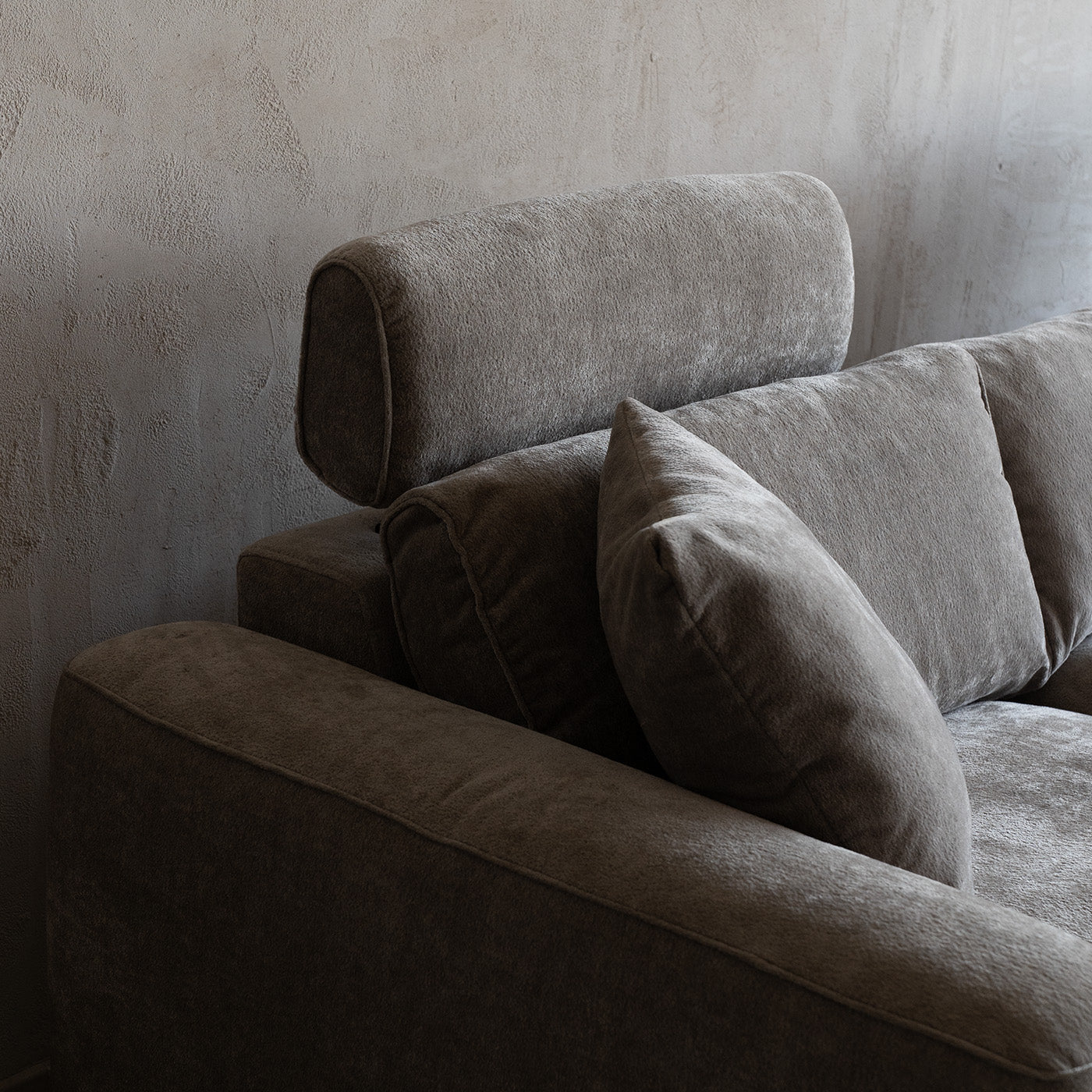 أريكة إيلينا المقطعية المعيارية القابلة للإمالة - رمادي - 80.KM.6659