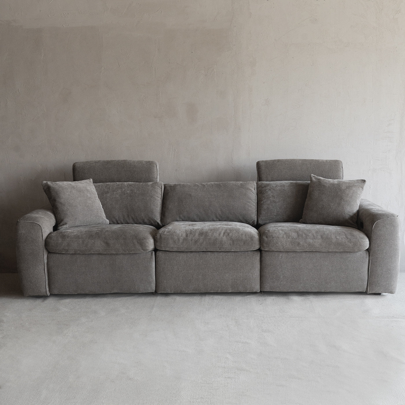 أريكة إيلينا المقطعية المعيارية القابلة للإمالة - رمادي - 80.KM.6659