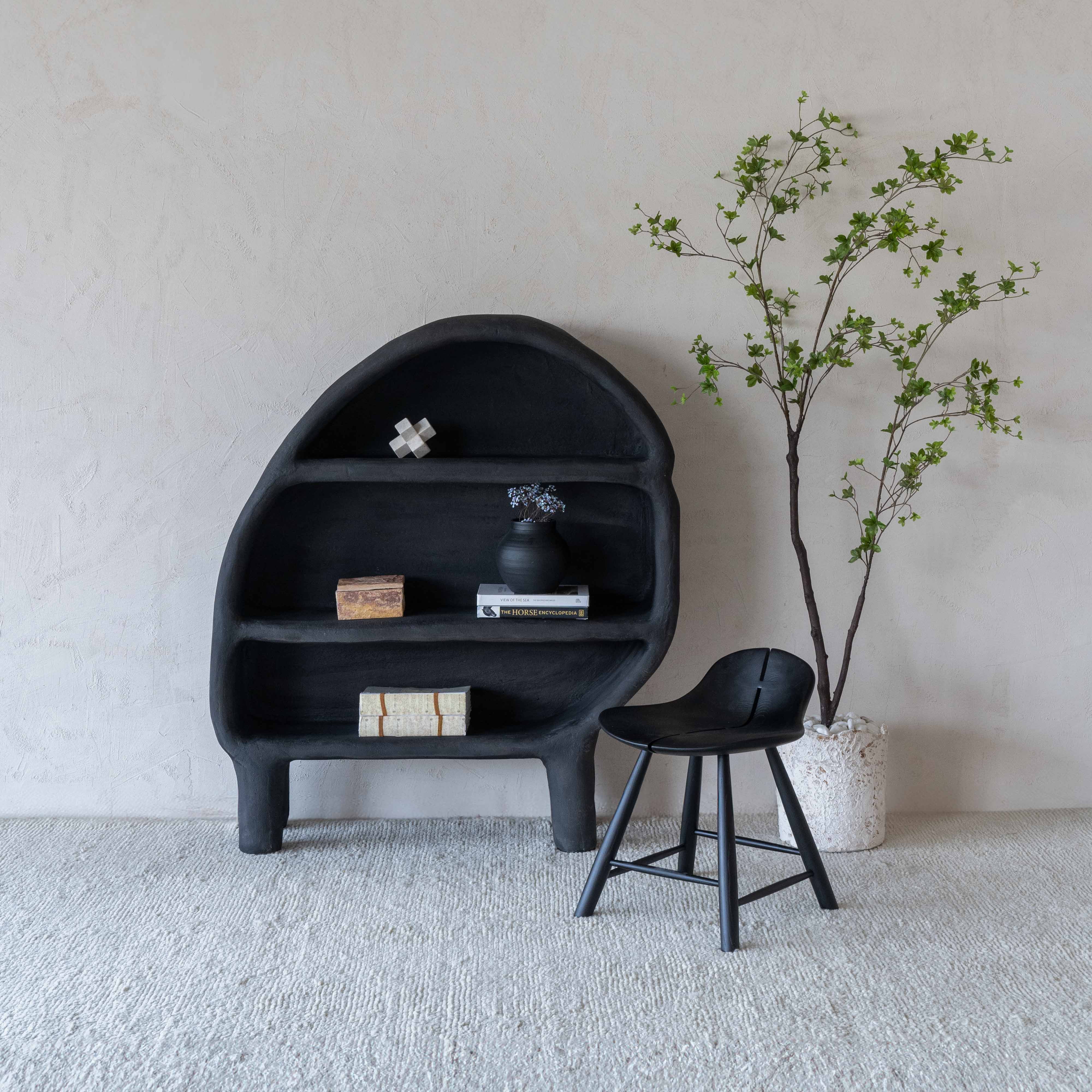 The Egg Black Shelf - Small - Shelf - WS Living Furniture  Furniture Store in Dubai