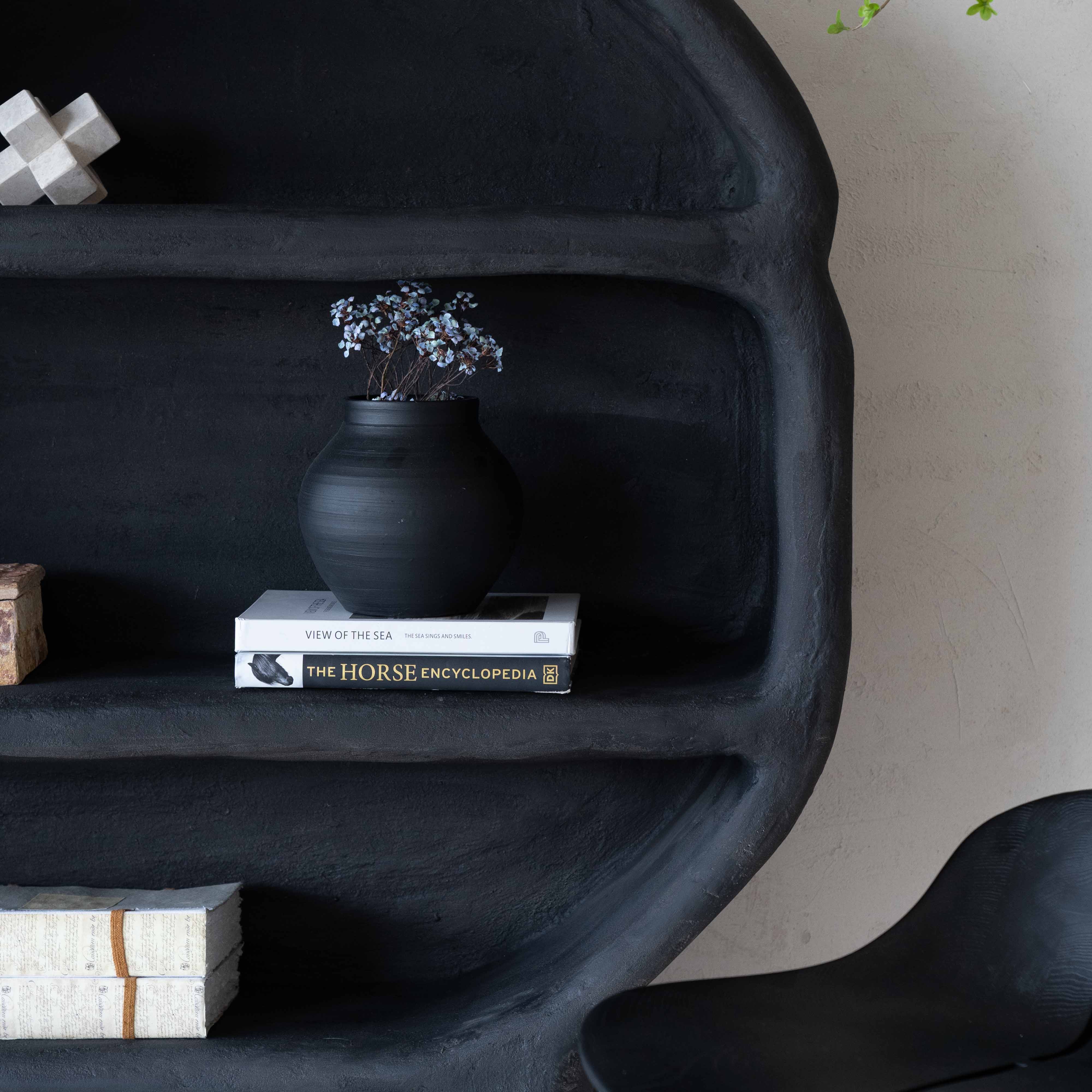 The Egg Black Shelf - Small - Shelf - WS Living Furniture  Furniture Store in Dubai