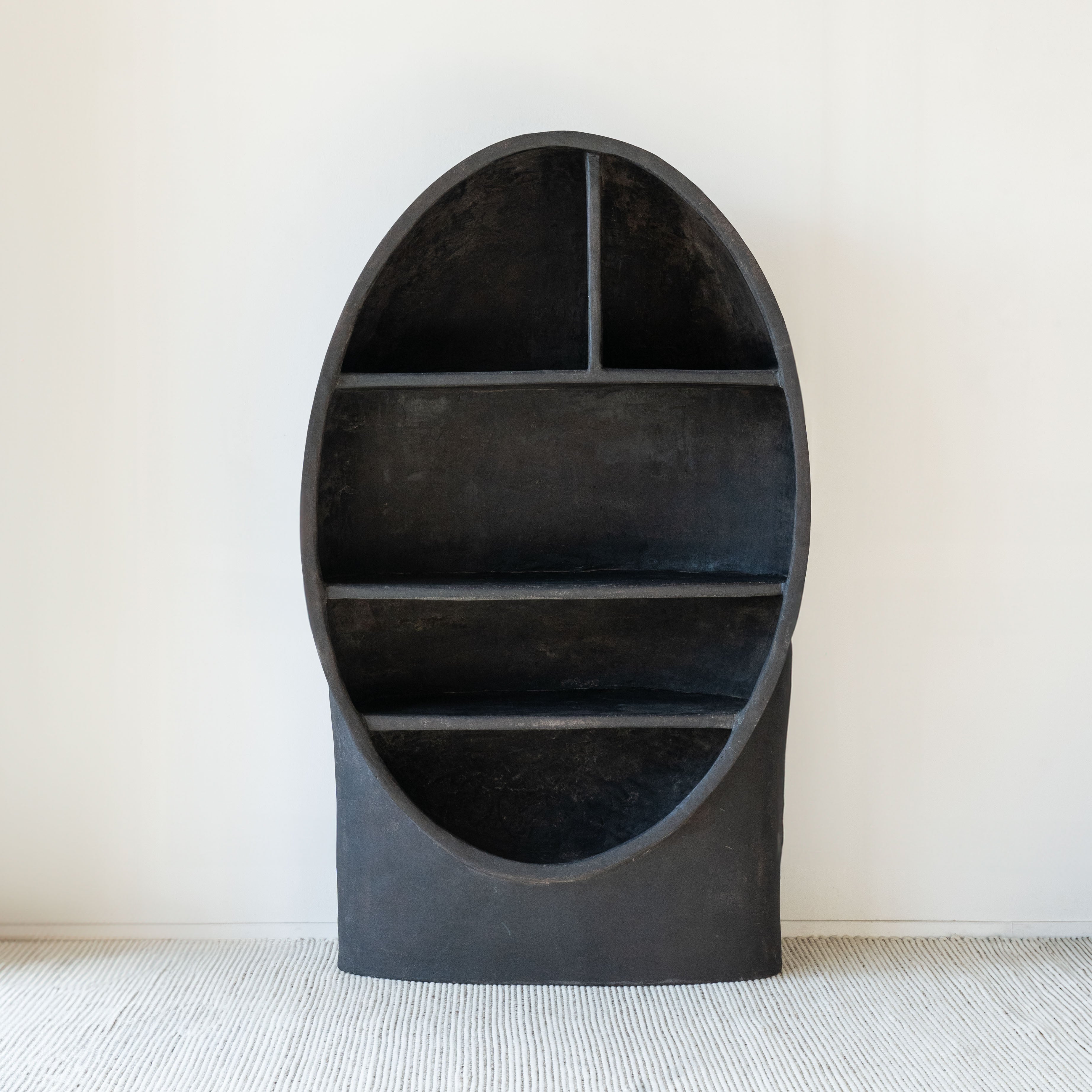 The Egg Shelf-Black - Shelf - WS Living Furniture Furniture Store in Dubai