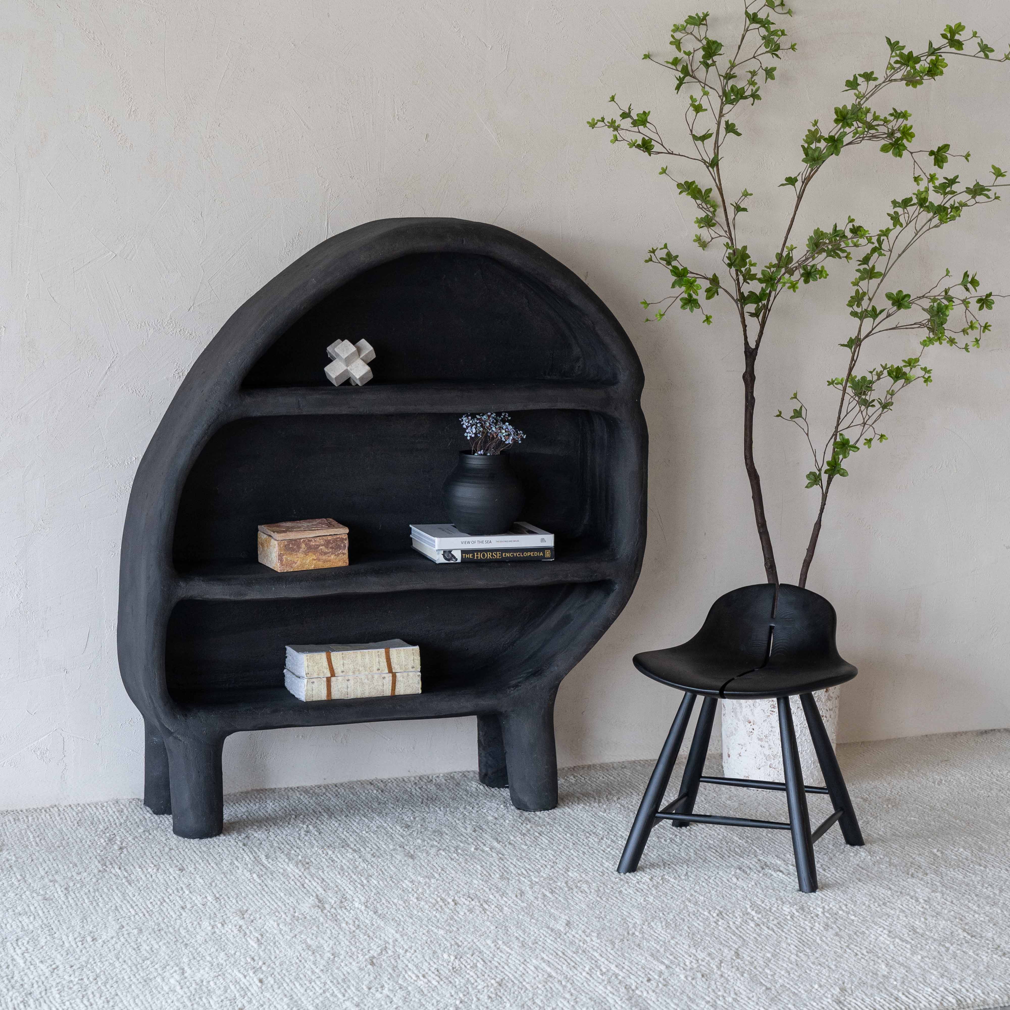 The Egg Black Shelf - Small - Shelf - WS Living Furniture  Furniture Store in Dubai