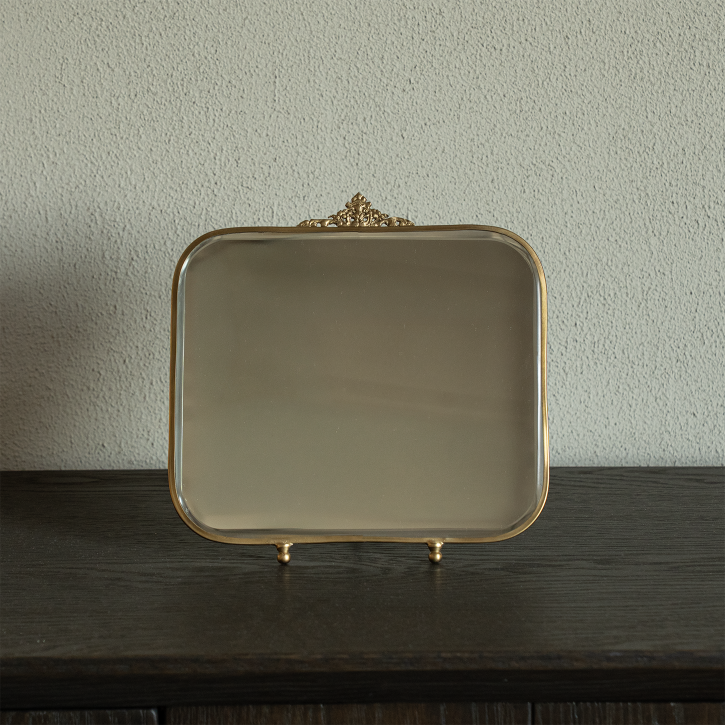 Louis XV Antique Tabletop and Dressing Mirror