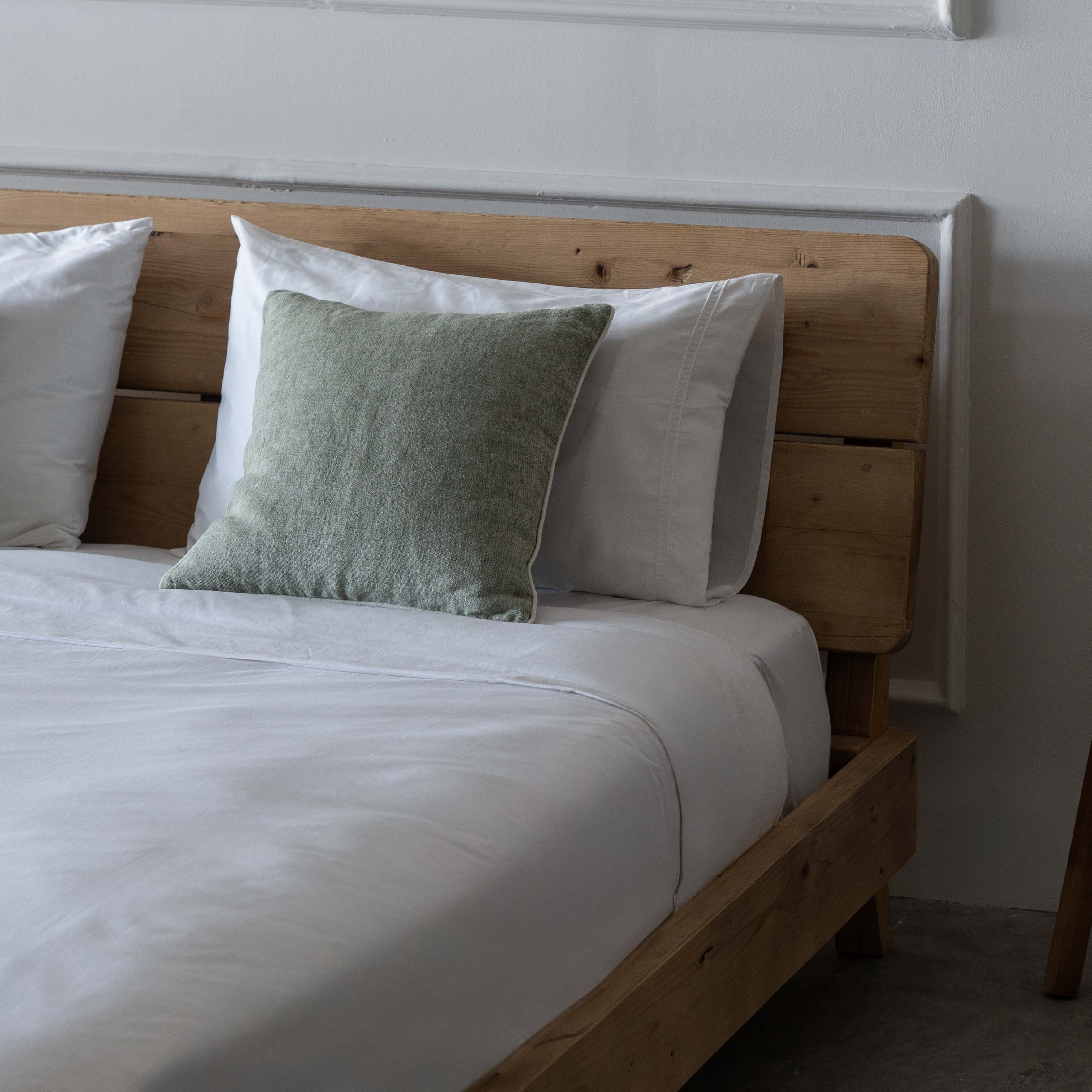 Elizabeth Natural Solid Pine Wood King Size Bed - - WS Living Furniture Furniture Store in Dubai