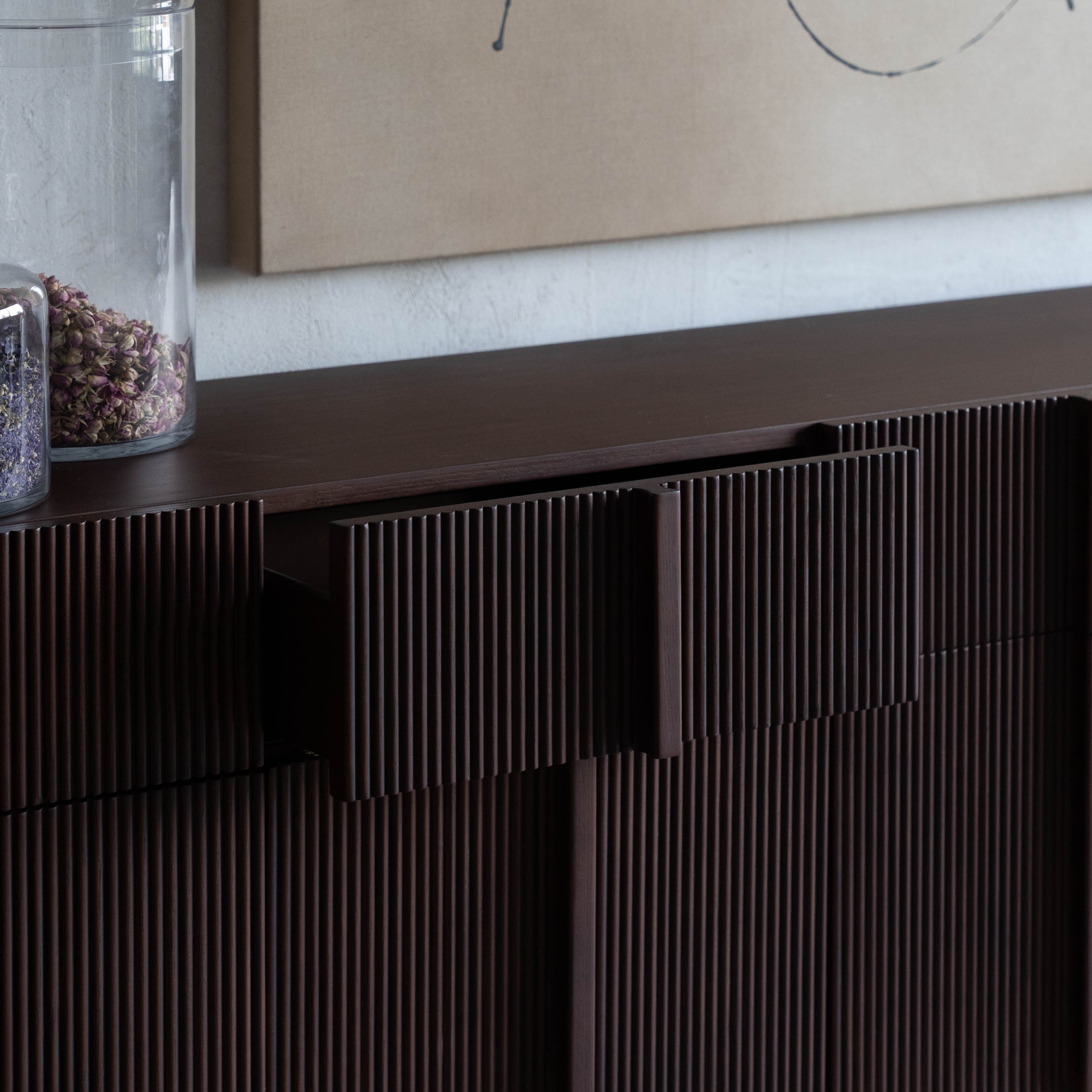 Elowen Solid Wood Sideboard - TV Units - WS Living Furniture Furniture Store in Dubai