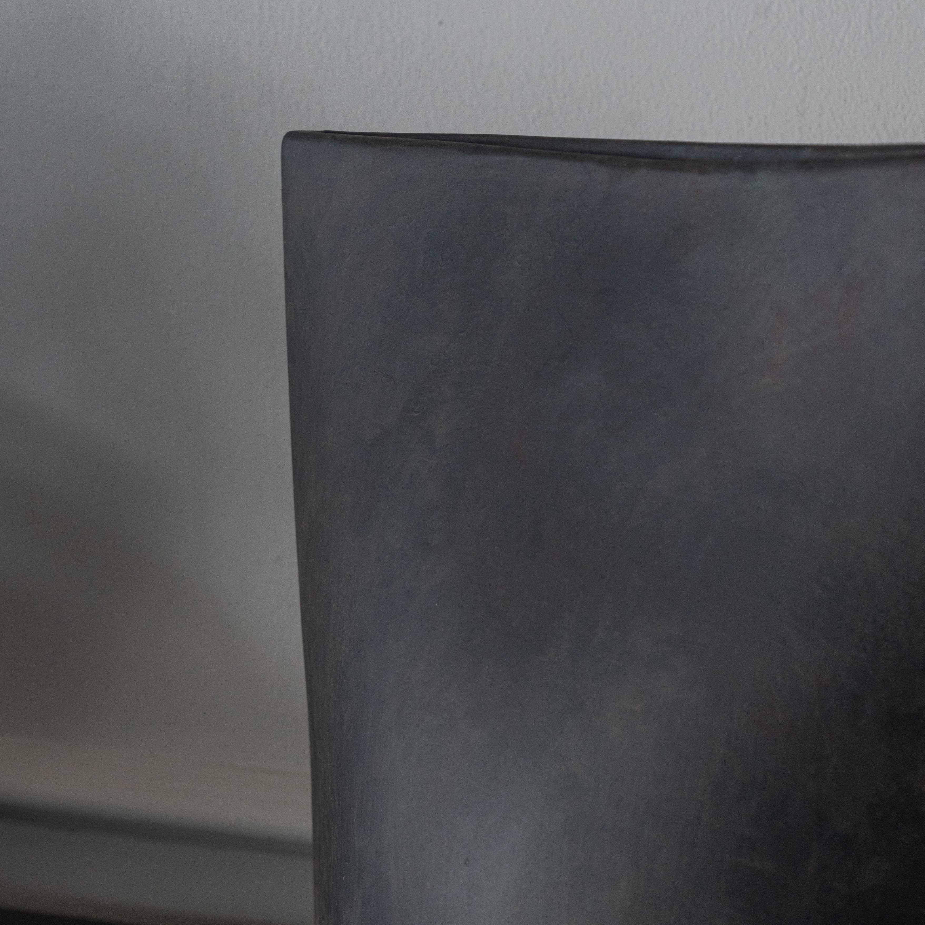 Ember Decorative Rectangle Black Vase | Flower Pot - Vase - WS Living Furniture Furniture Store in Dubai