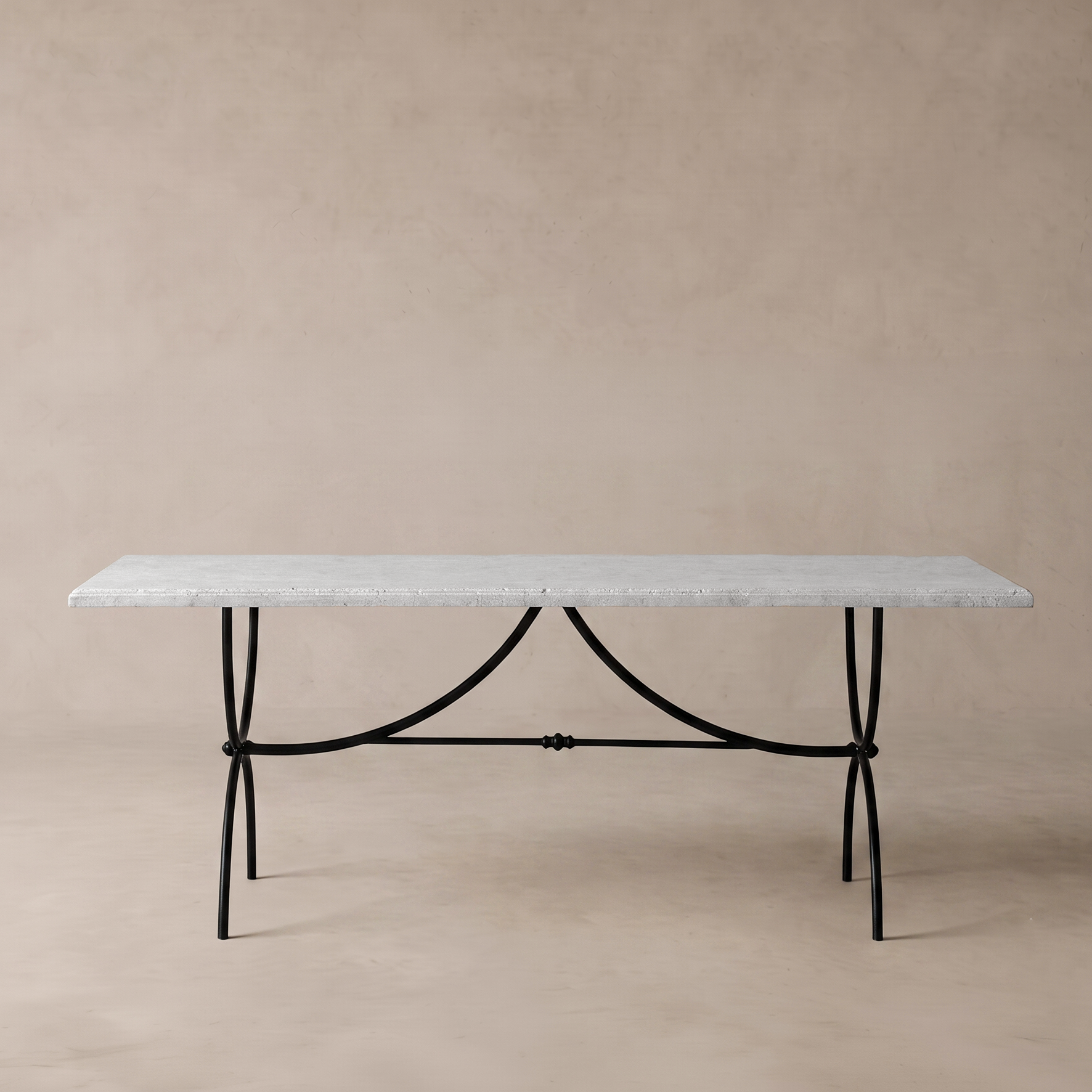 Auremont European Classic Limestone Dining Table