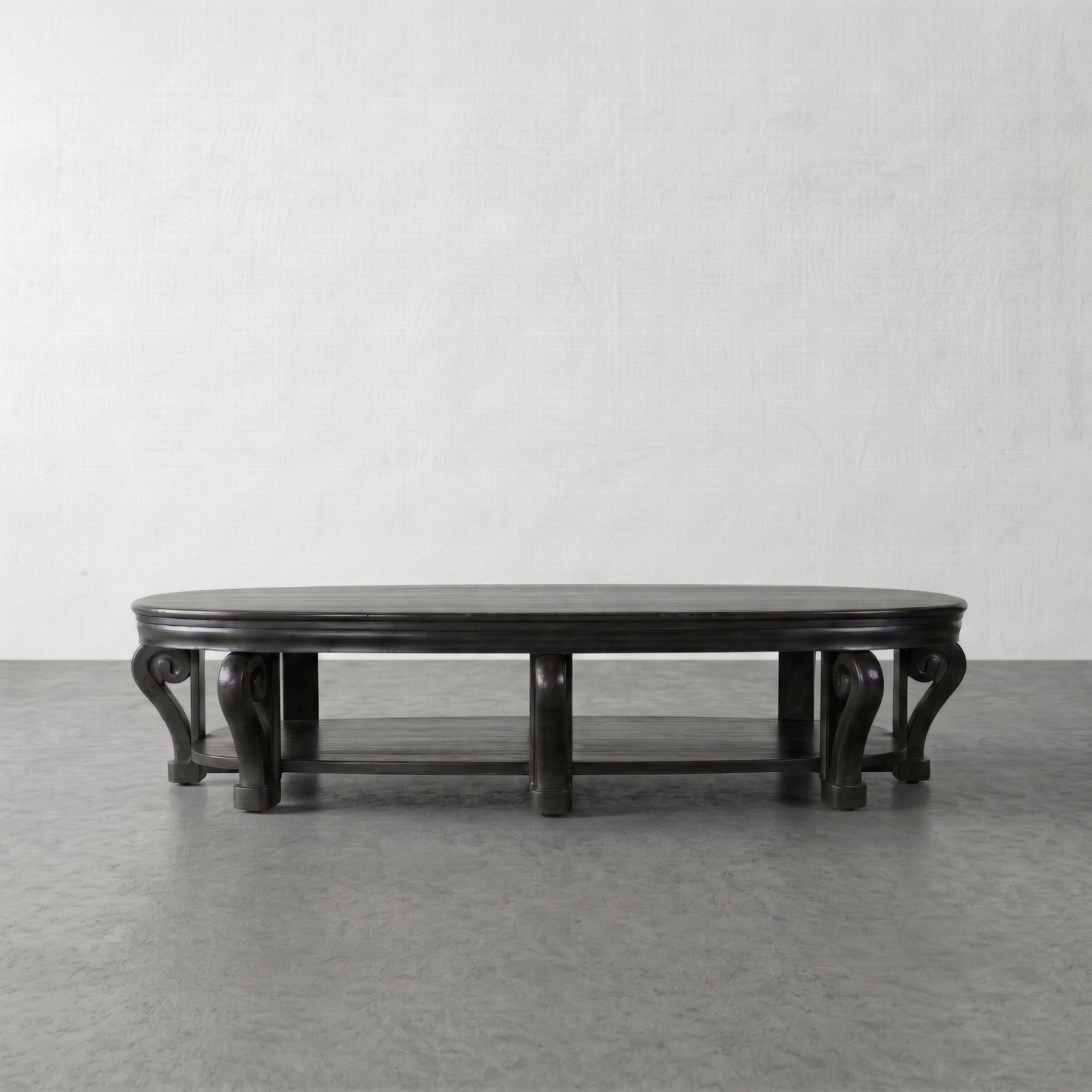 Voltaire Real Antique Oval Coffee Table