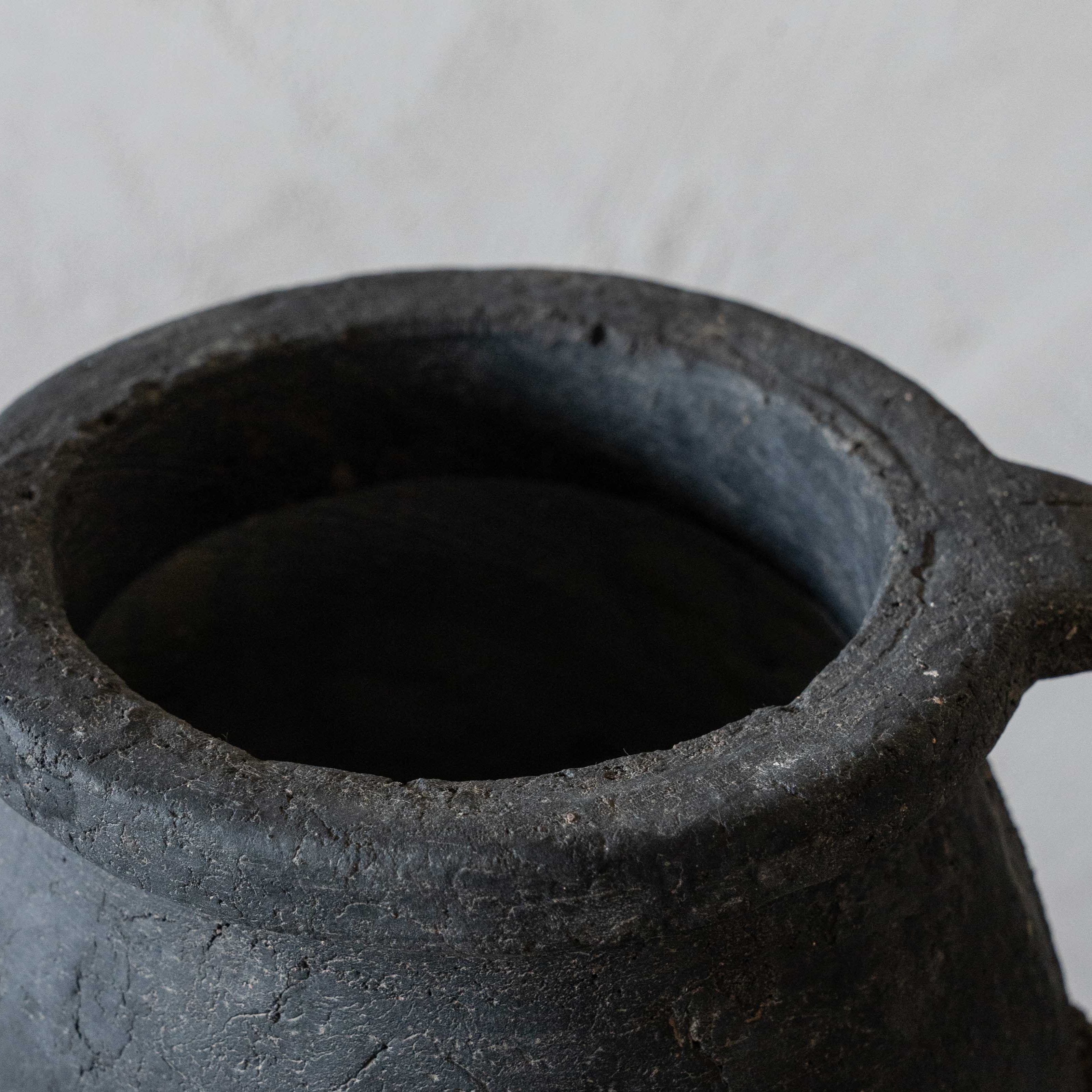 Glabella Terracotta Vase With Handle | Flower Pot - Vase - WS Living Furniture Furniture Store in Dubai