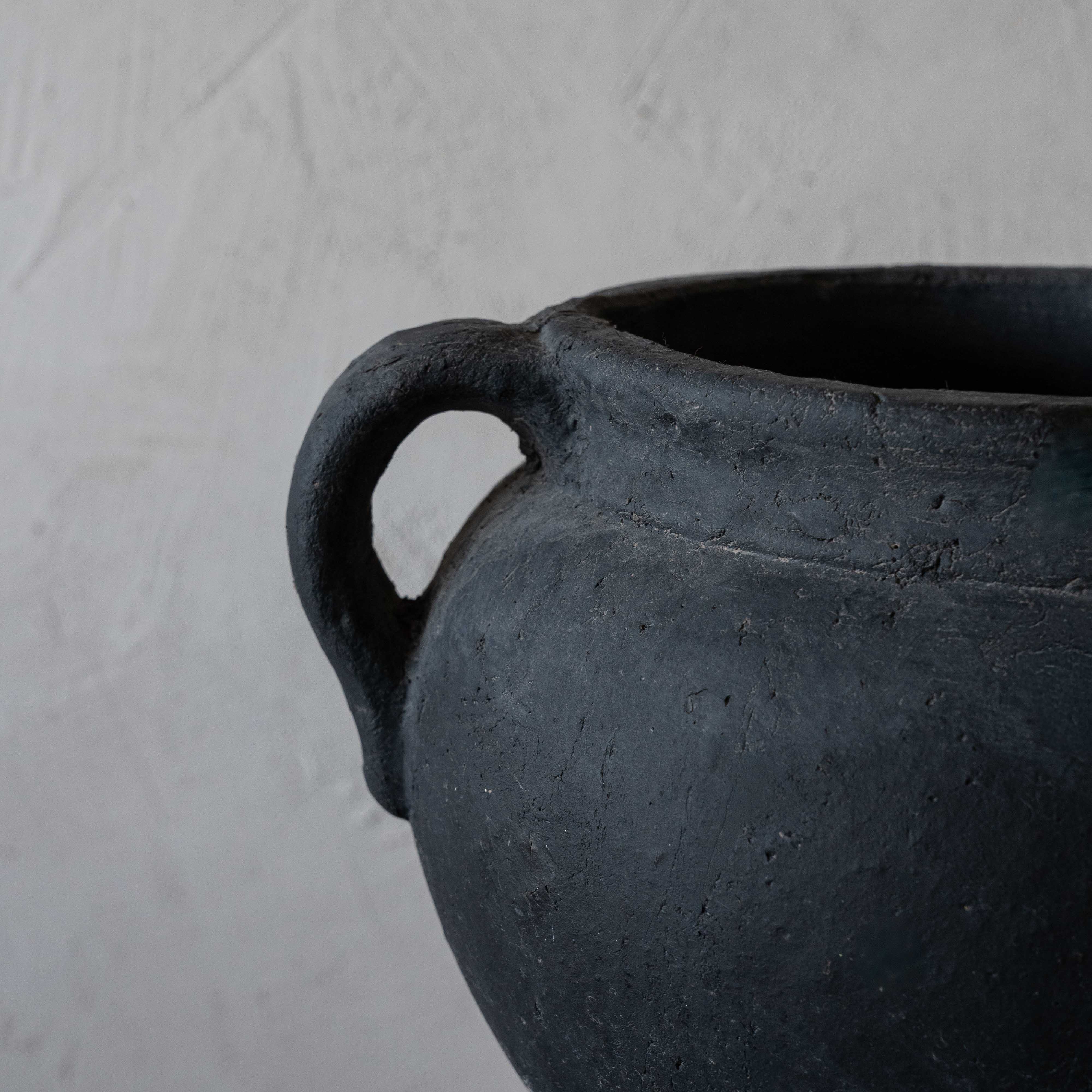 Aglet Terracotta Pot Vase With Handle - Vase - WS Living Furniture Home Furniture Stores in Dubai