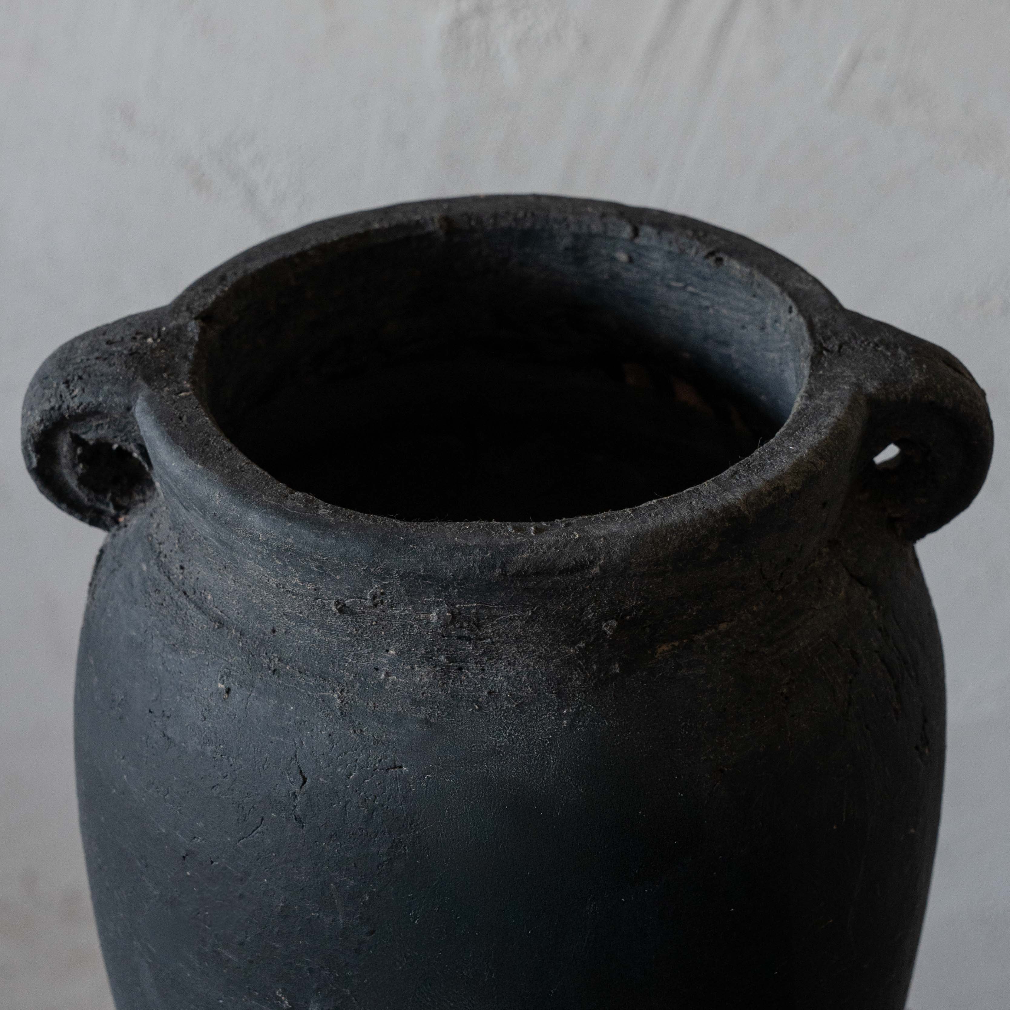 Glabella Terracotta Vase With Handle | Flower Pot - Vase - WS Living Furniture Furniture Store in Dubai