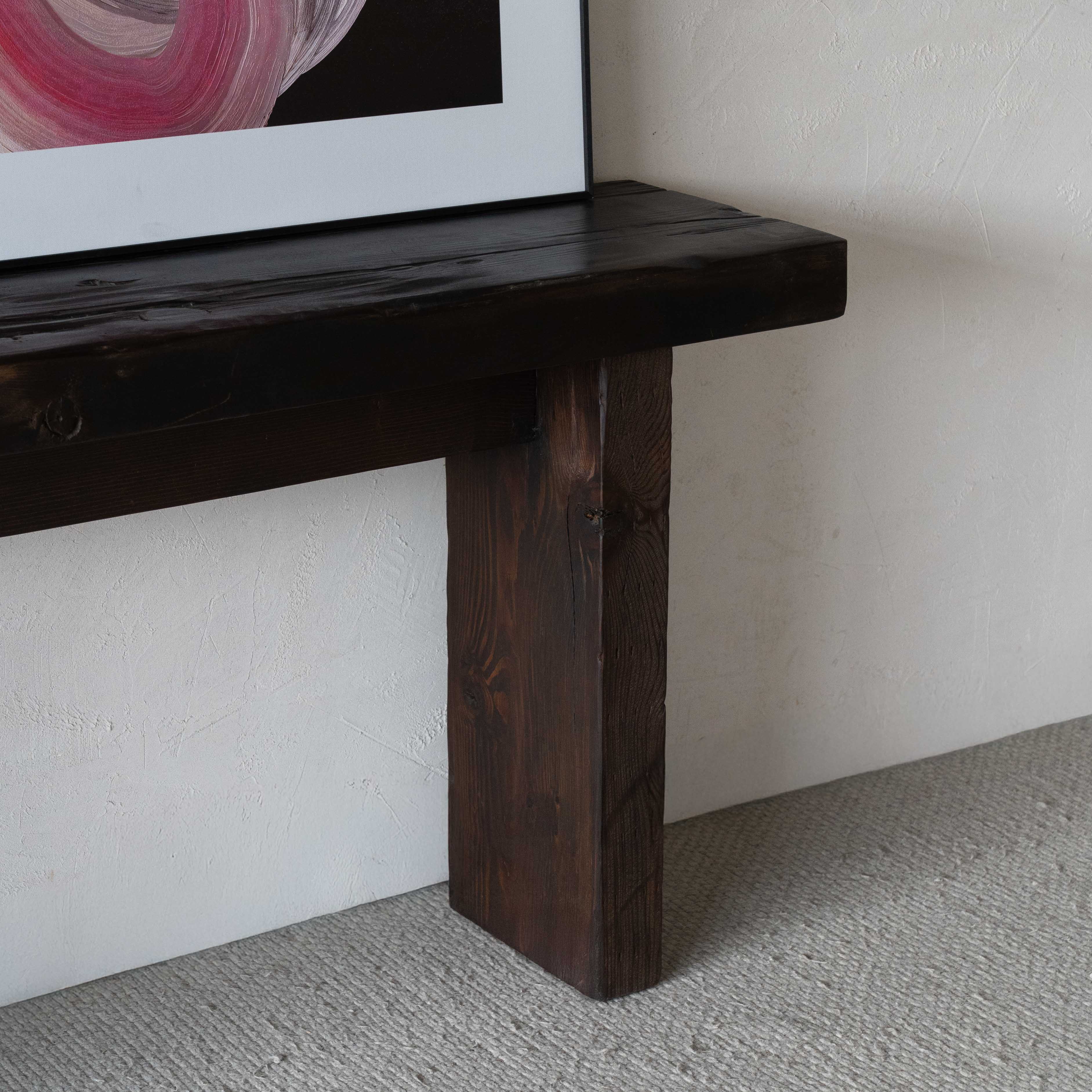 Parisian Artisan Forest Solid Wood Rectangle Console Table - Console Tables - WS Living Furniture  Furniture Store in Dubai