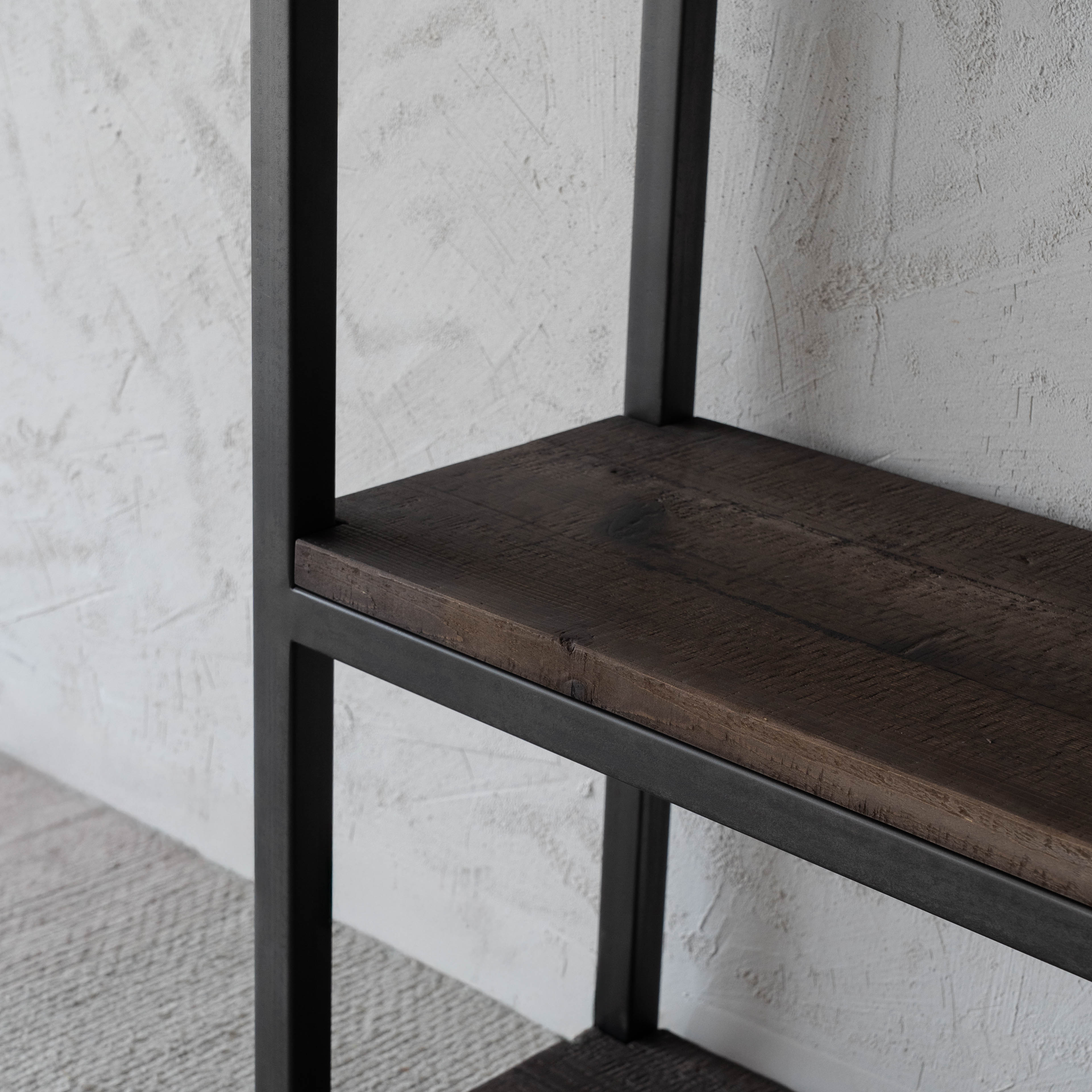 Bordeaux Grand French Style Industrial Pine Wood Bookshelf Cabinet - SMALL - Shelves - WS Living Furniture Furniture Store in Dubai