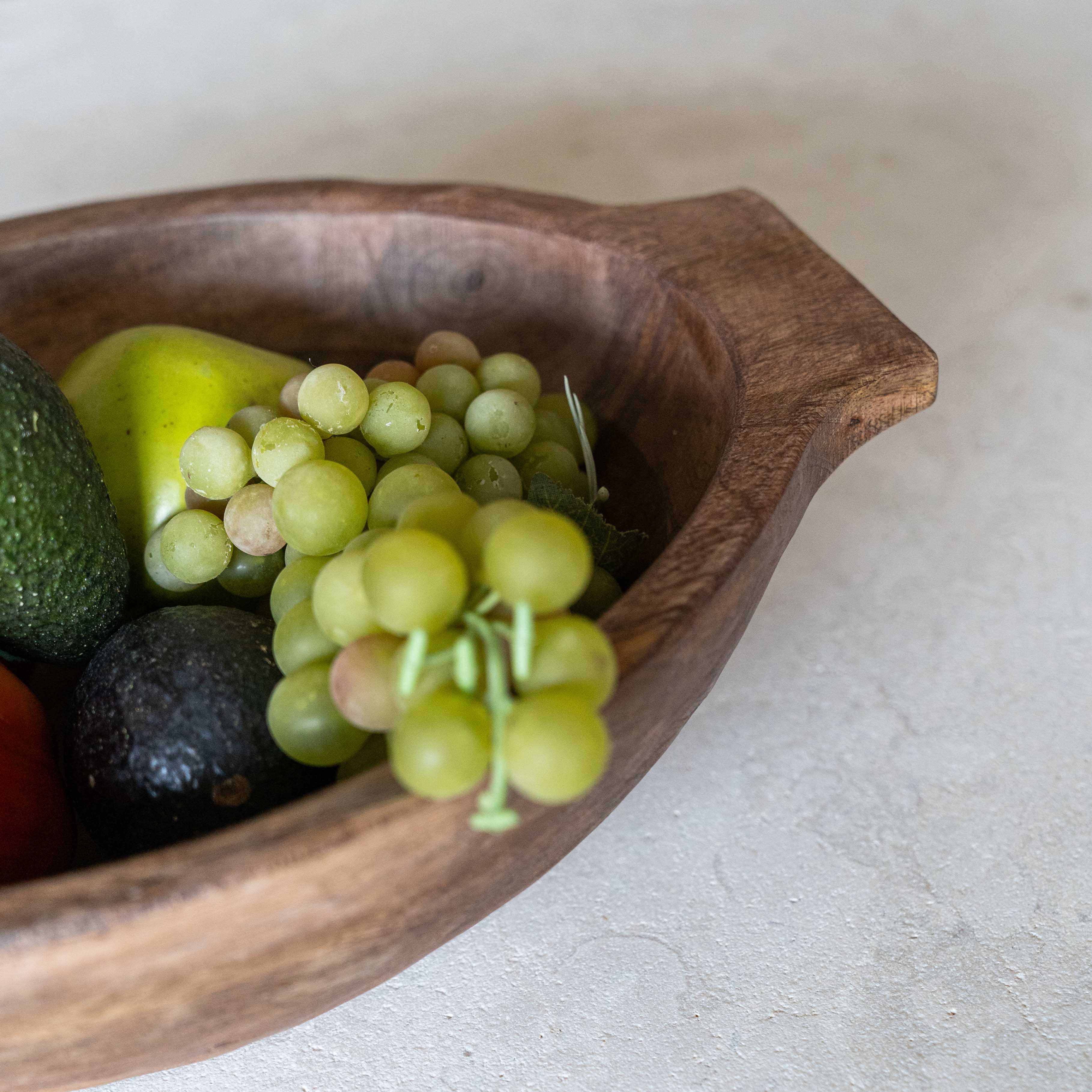 Luno Mango Wood Oval Bowl