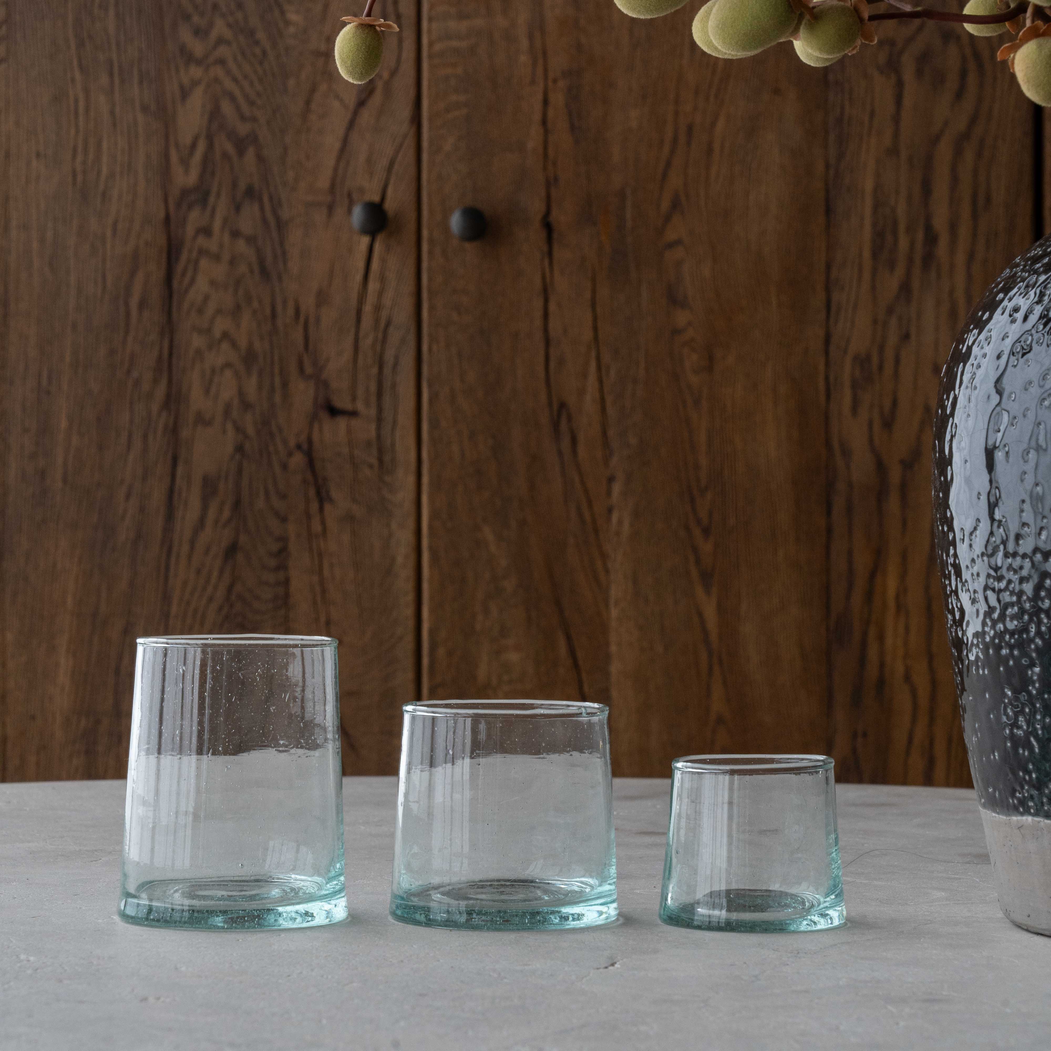 Light Blue Drinking Glass Clear | Tumbler Glass - Glass Set - WS Living Furniture  Furniture Store in Dubai