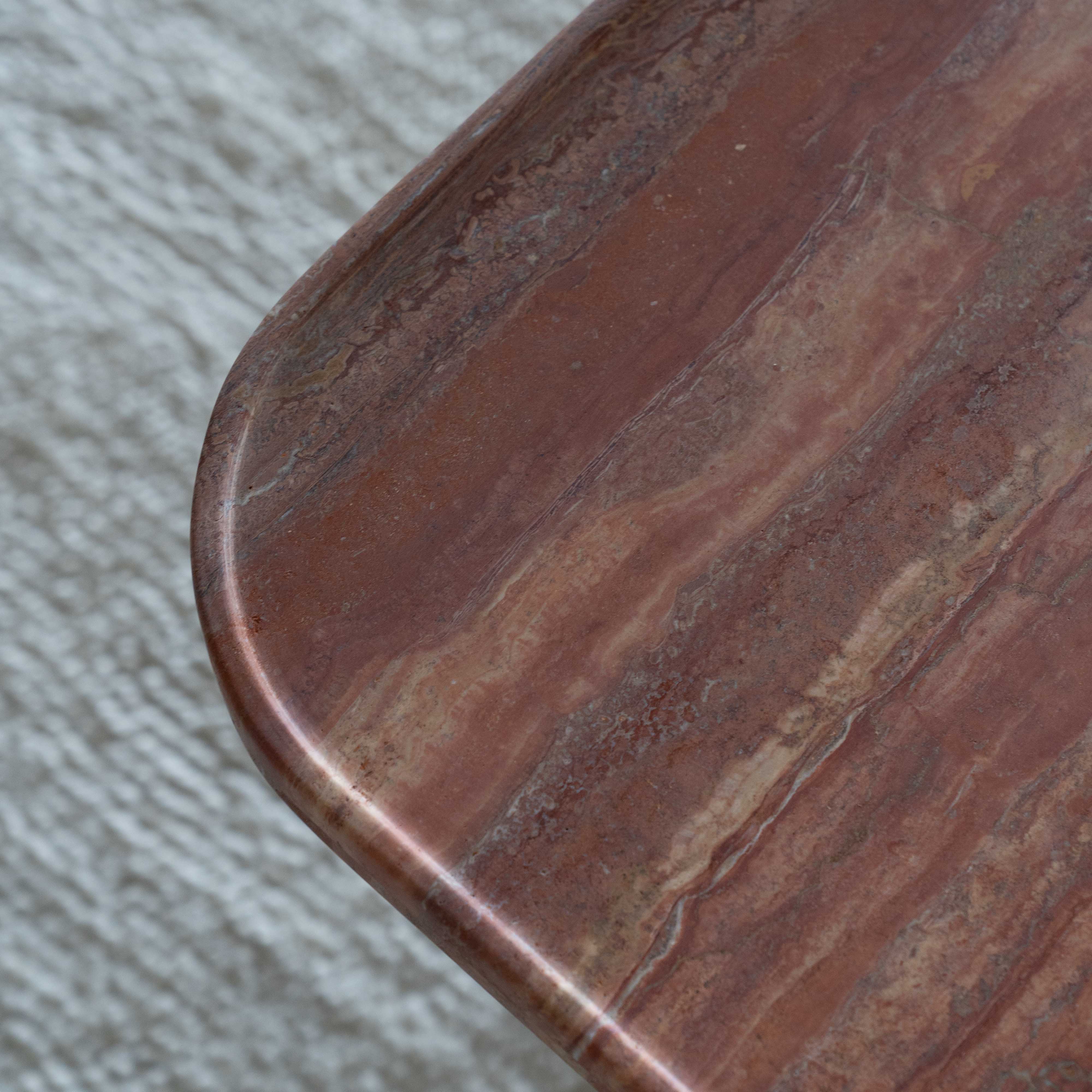 Gaella Modern Natural Marble Side Table | Accent Table - Side Tables - WS Living Furniture Furniture Store in Dubai