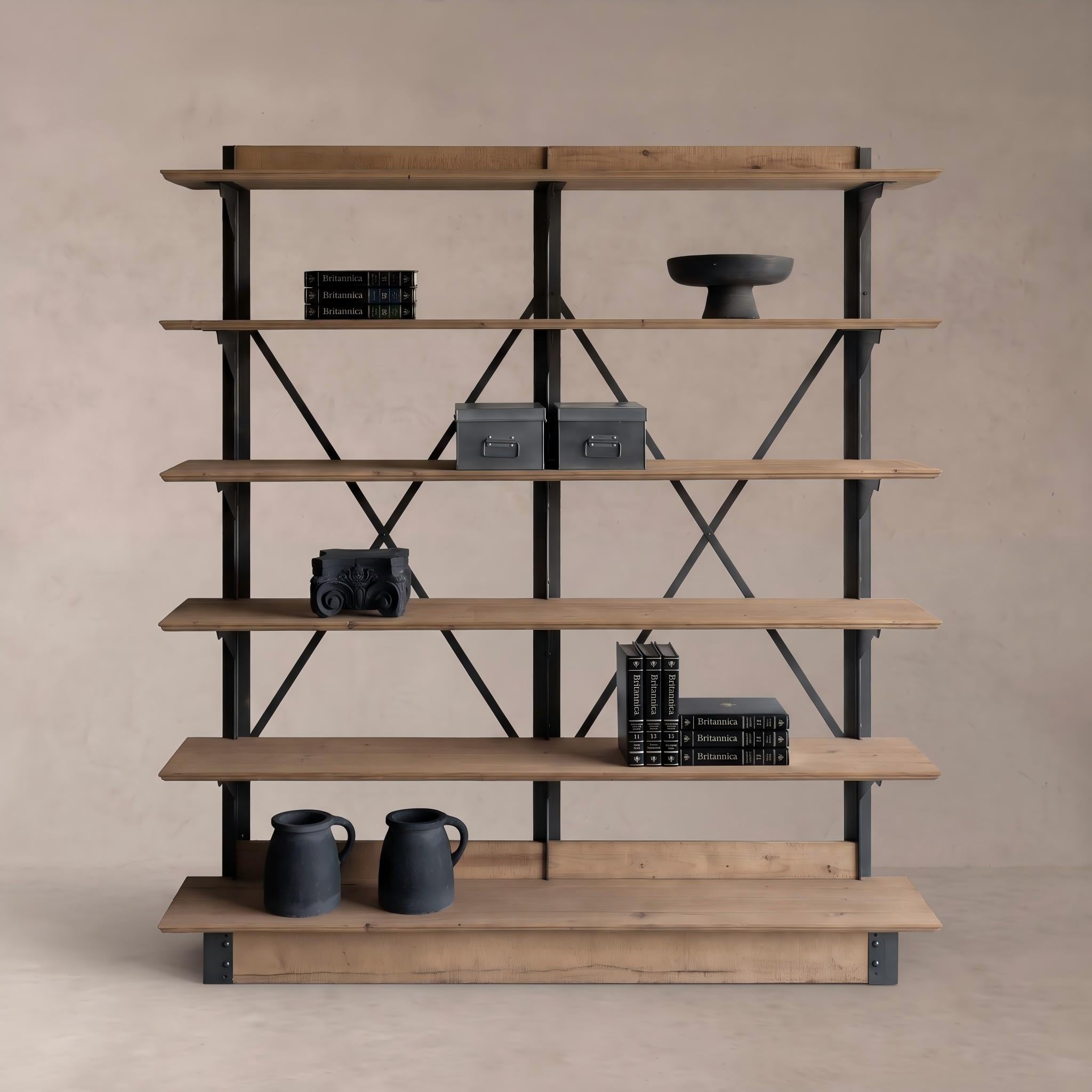 Nordic Urban Industrial Bookshelf & Shelving - BIG