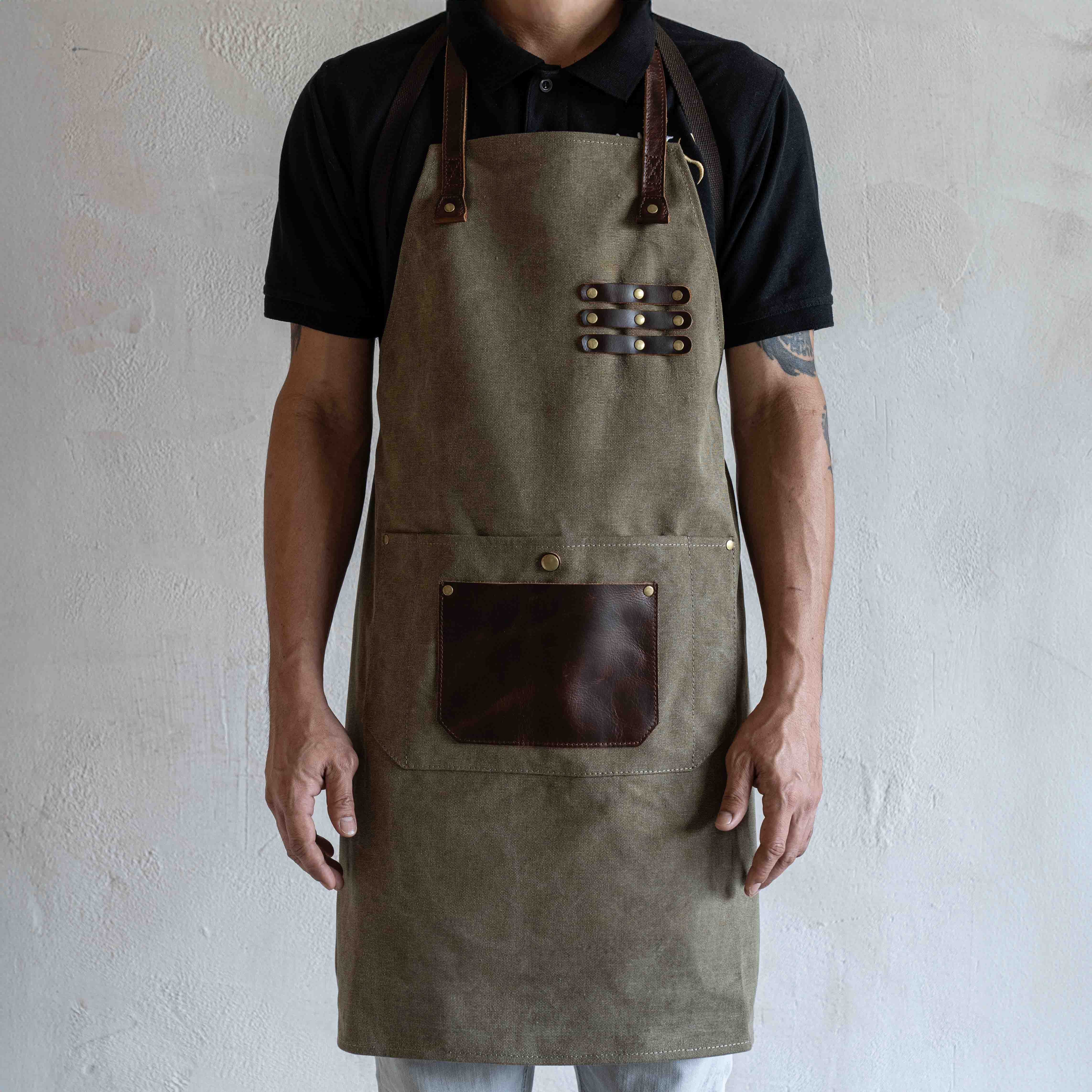 Genuine Leather Apron - Apron - WS Living - UAE Modern Home Furniture Stores in Dubai