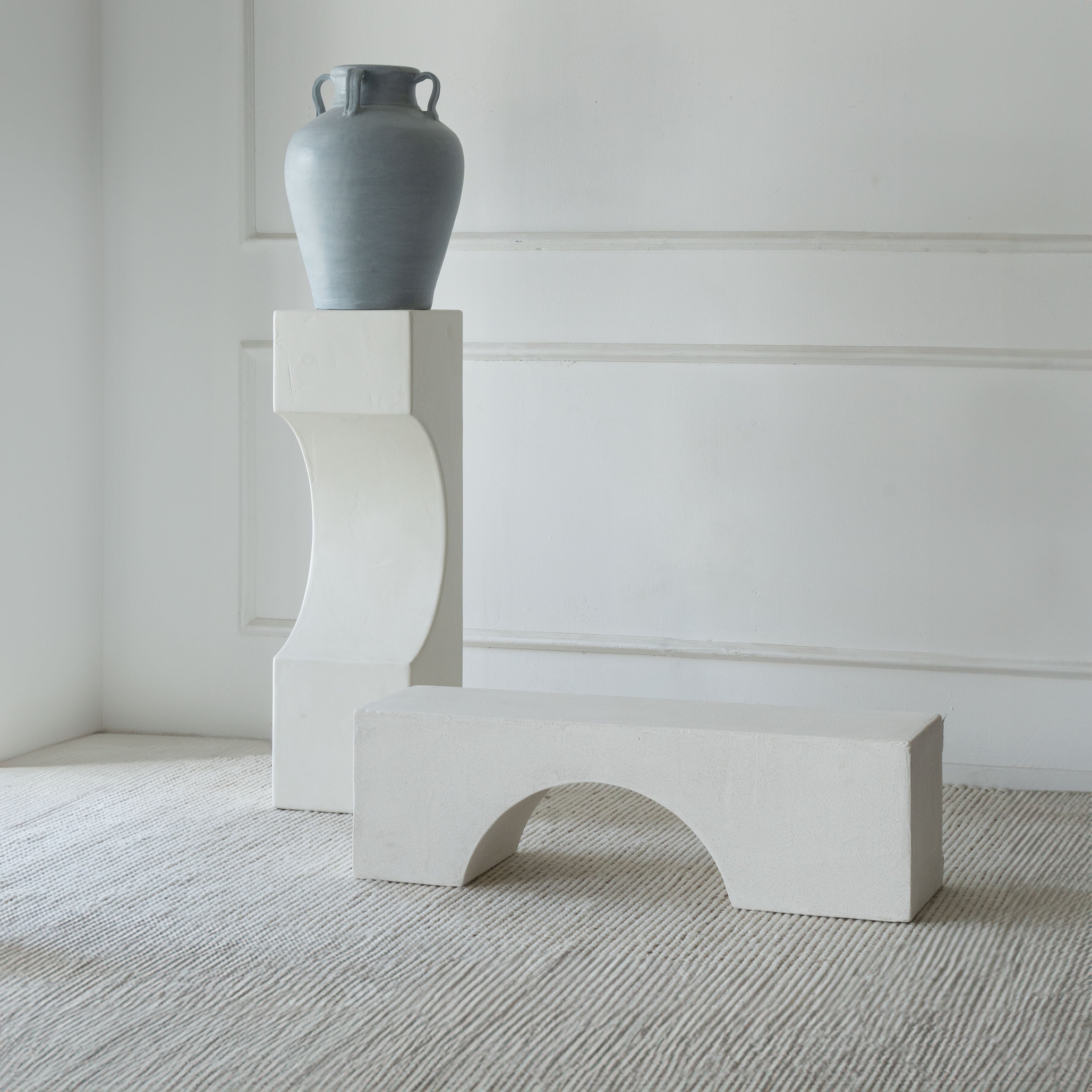 Geometric Pedestal - Pedestal - WS Living Furniture  Furniture Store in Dubai