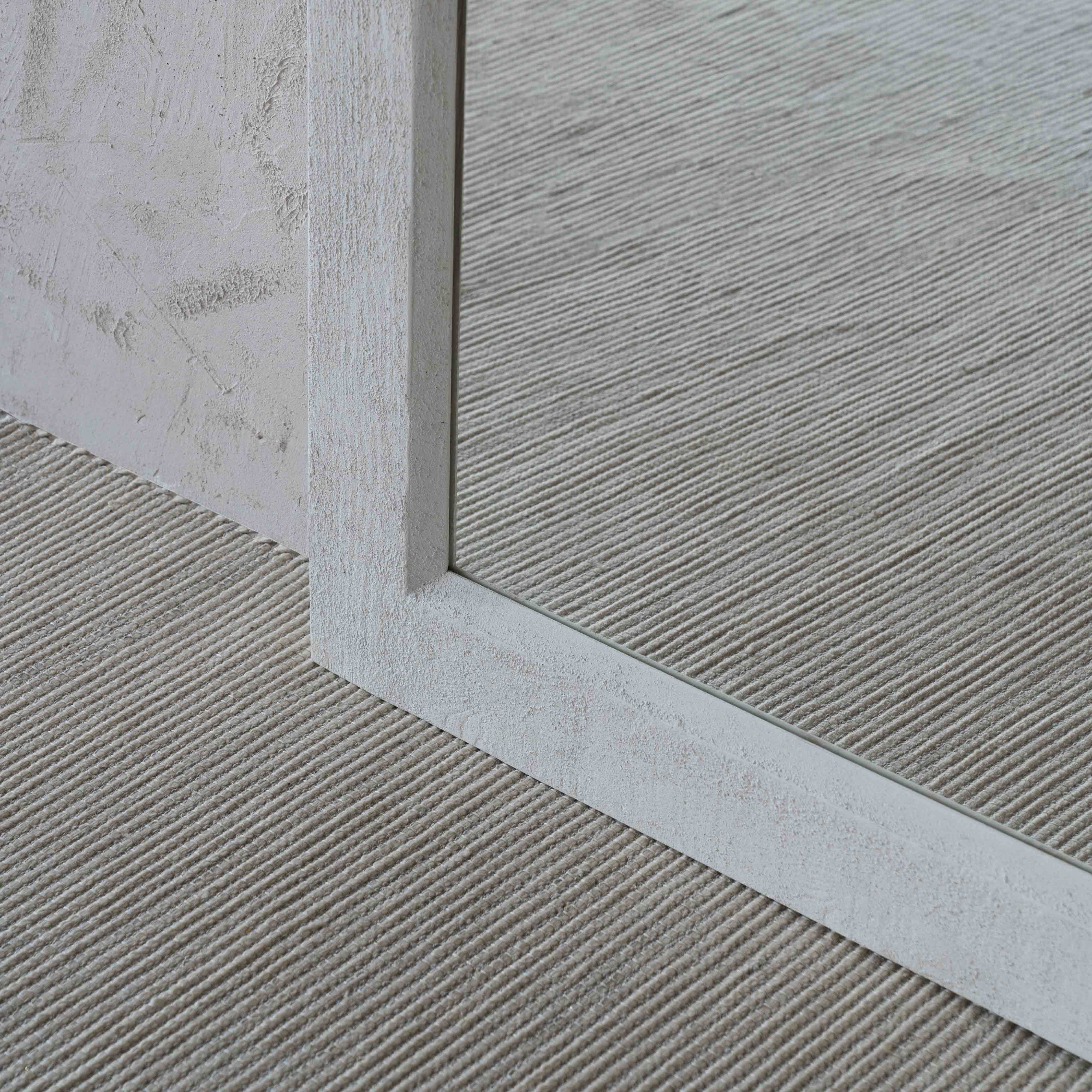Glow White Solid Wood Floor Mirror - Floor Mirror - WS Living Furniture Furniture Store in Dubai