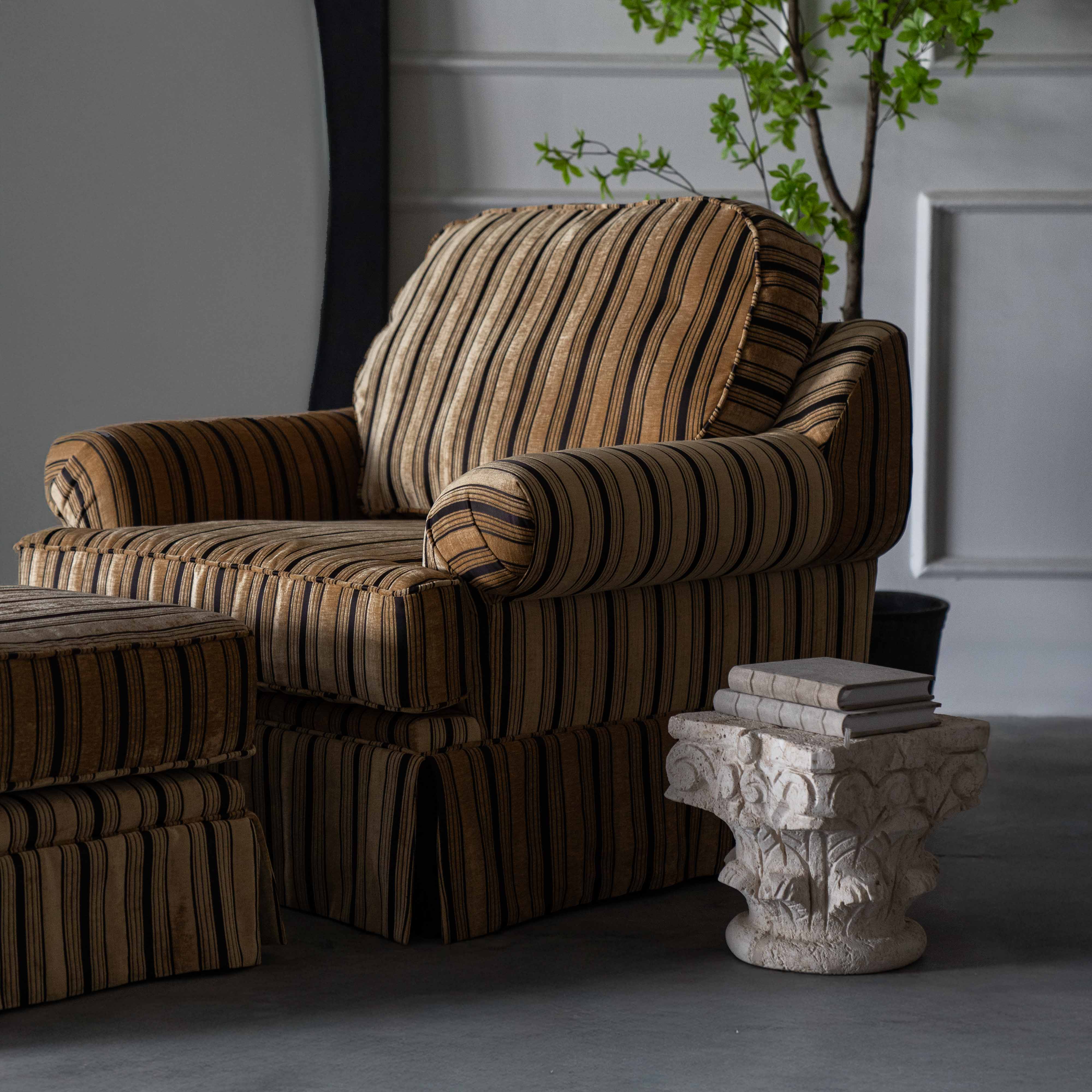The Godfather Classic Contemporary Armchair - Brown - Lounge Chairs - WS Living Furniture Furniture Store in Dubai