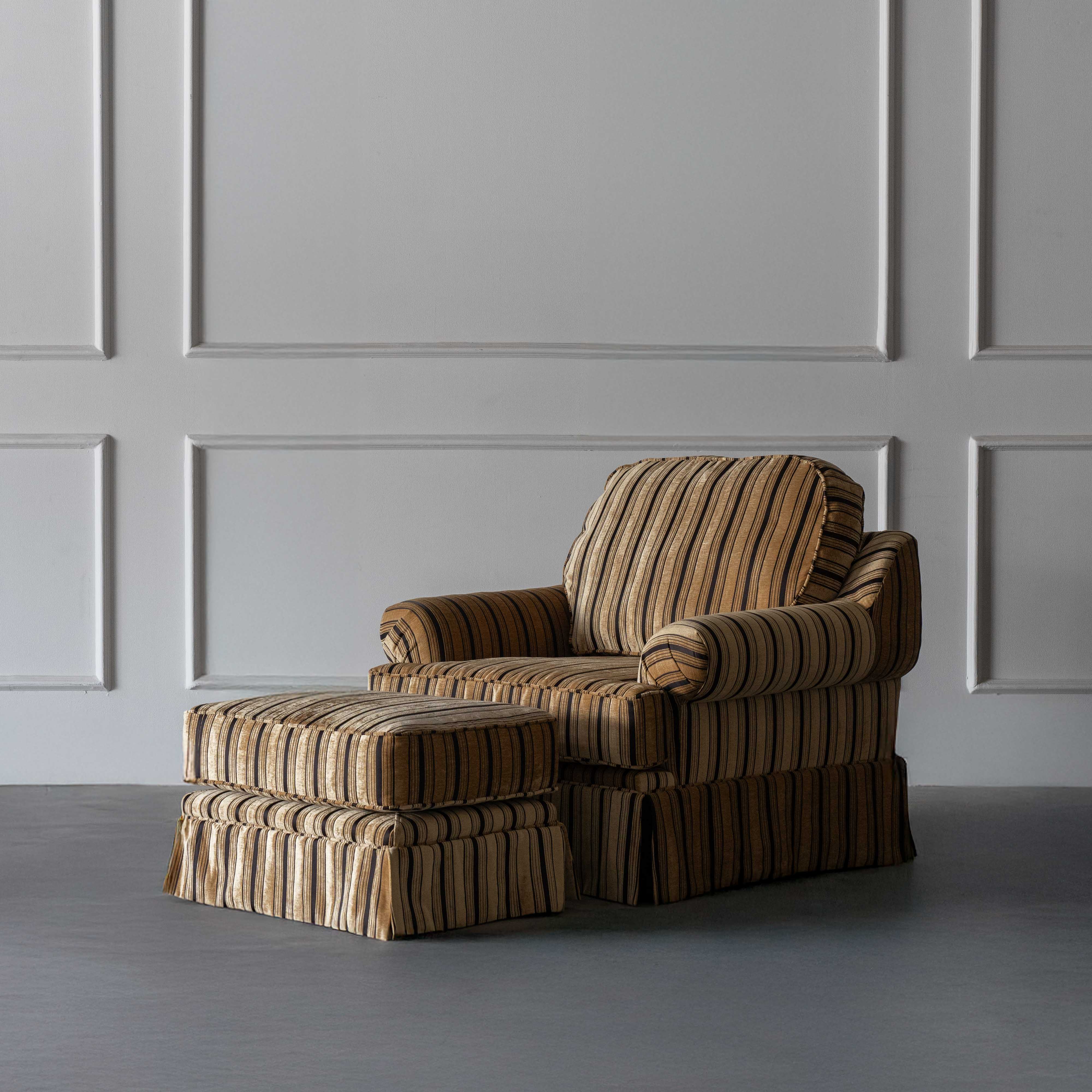 The Godfather Classic Contemporary Armchair - Brown - Lounge Chairs - WS Living Furniture Furniture Store in Dubai
