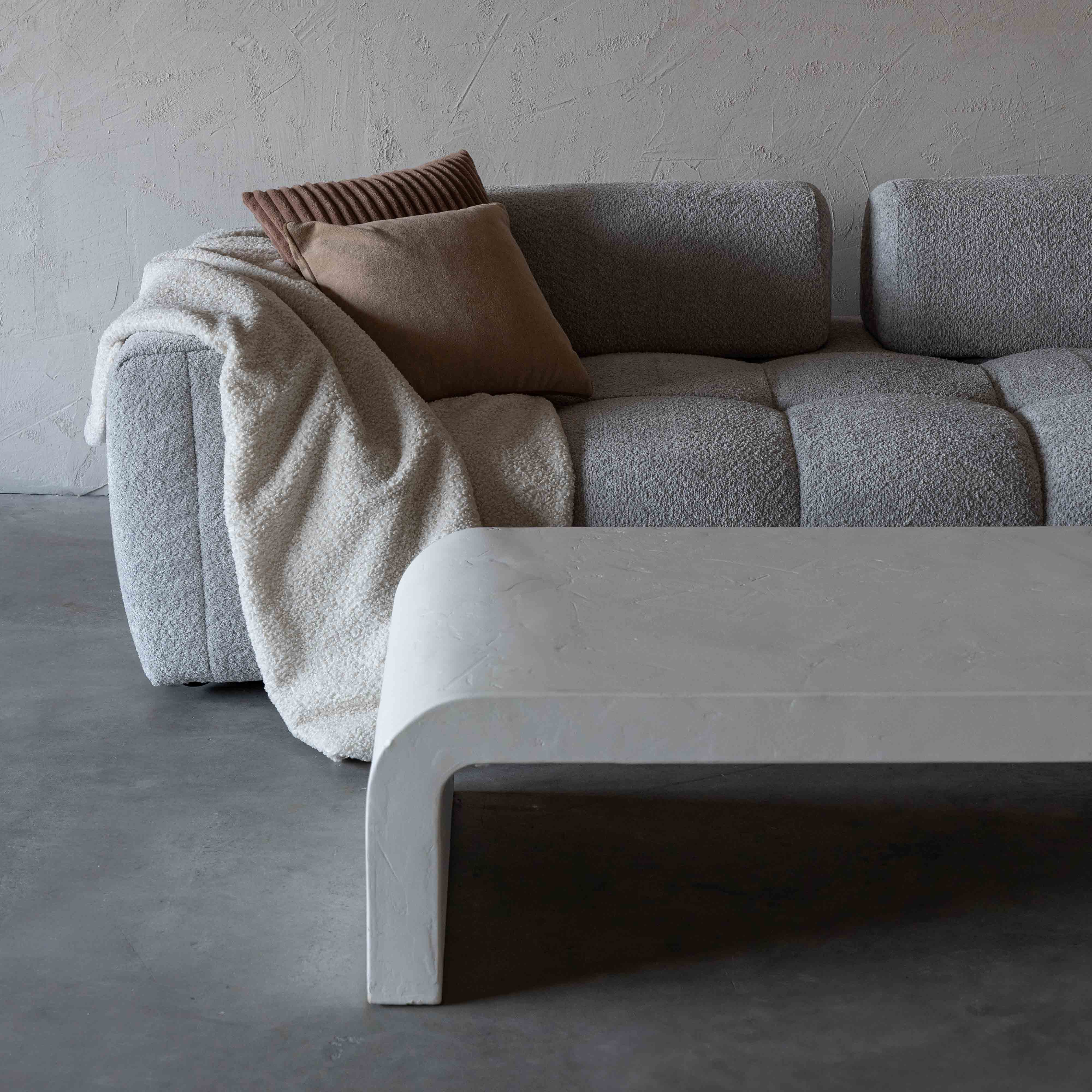 Harmony Light Grey Modern Corner & L Shape | Extendable Sofa - Sofas - WS Living Furniture Furniture Store in Dubai