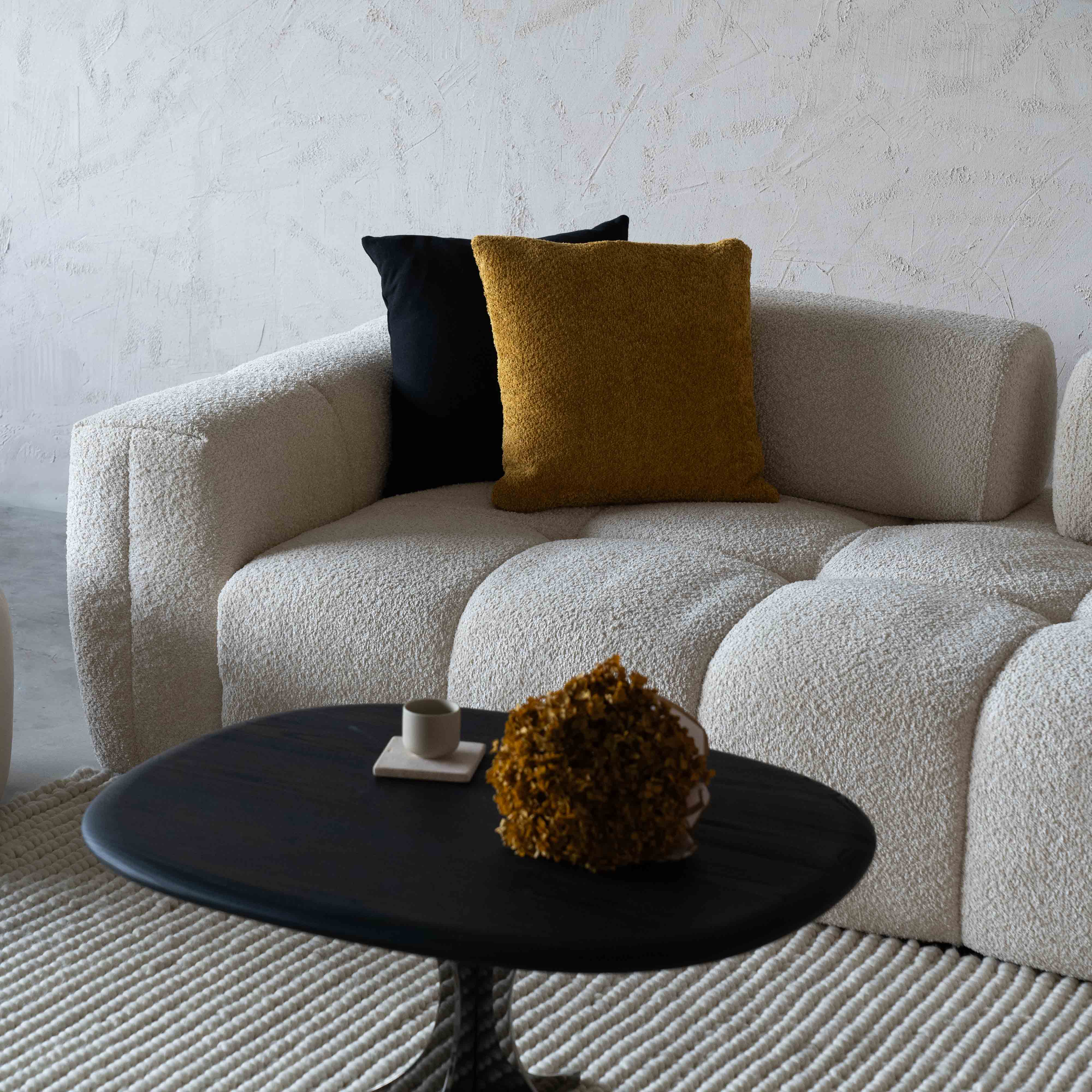 Harmony Modern White Corner & L Shape | Extendable Sofa - Sofas - WS Living Furniture Furniture Store in Dubai