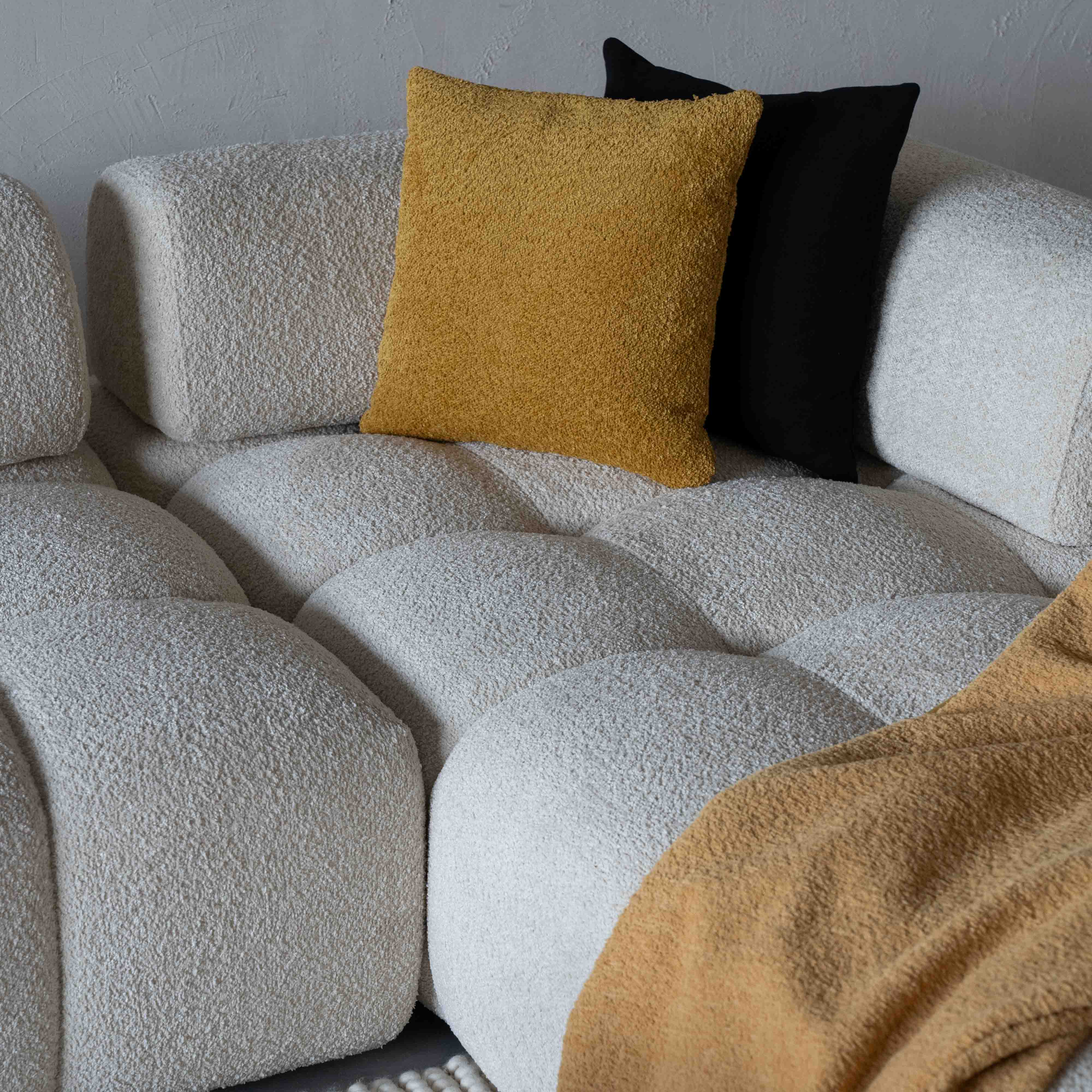 Harmony Modern White Corner & L Shape | Extendable Sofa - Sofas - WS Living Furniture Furniture Store in Dubai