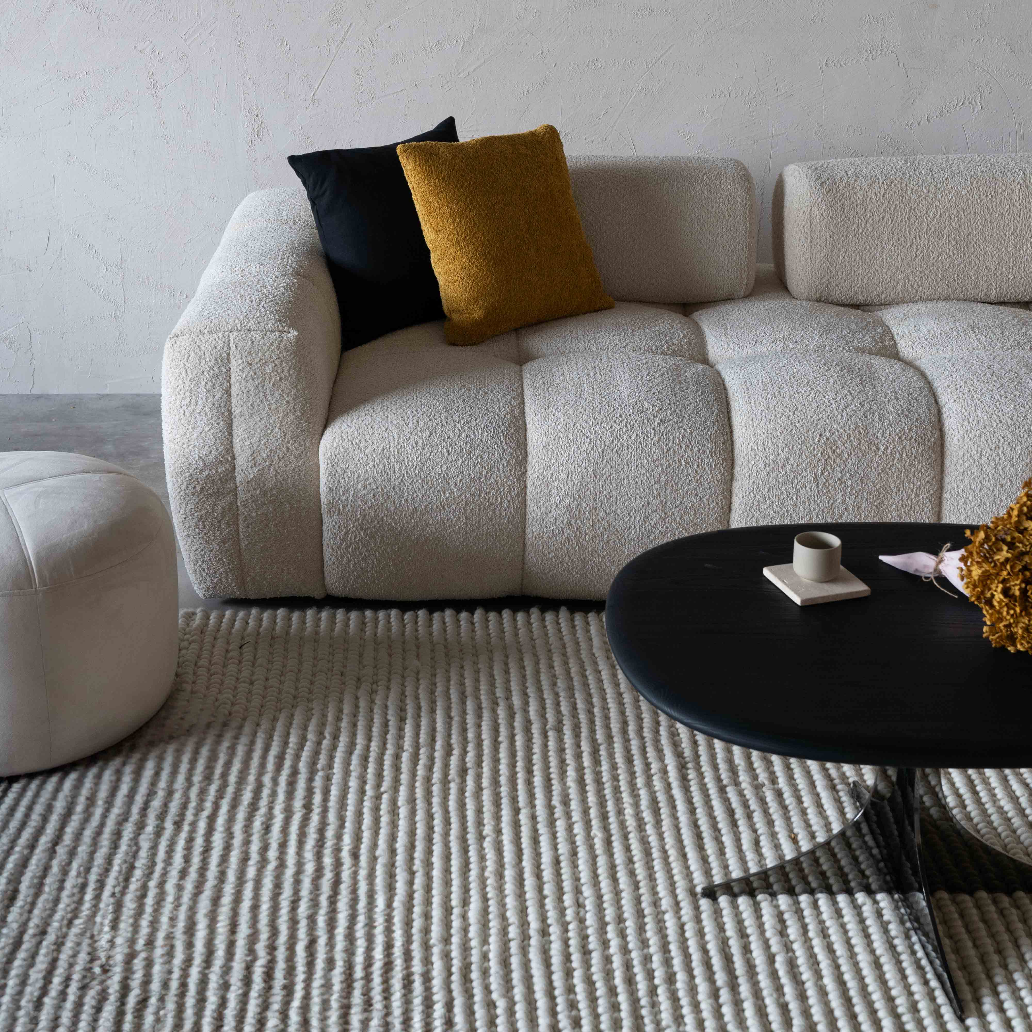 Harmony Modern White Corner & L Shape | Extendable Sofa - Sofas - WS Living Furniture Furniture Store in Dubai