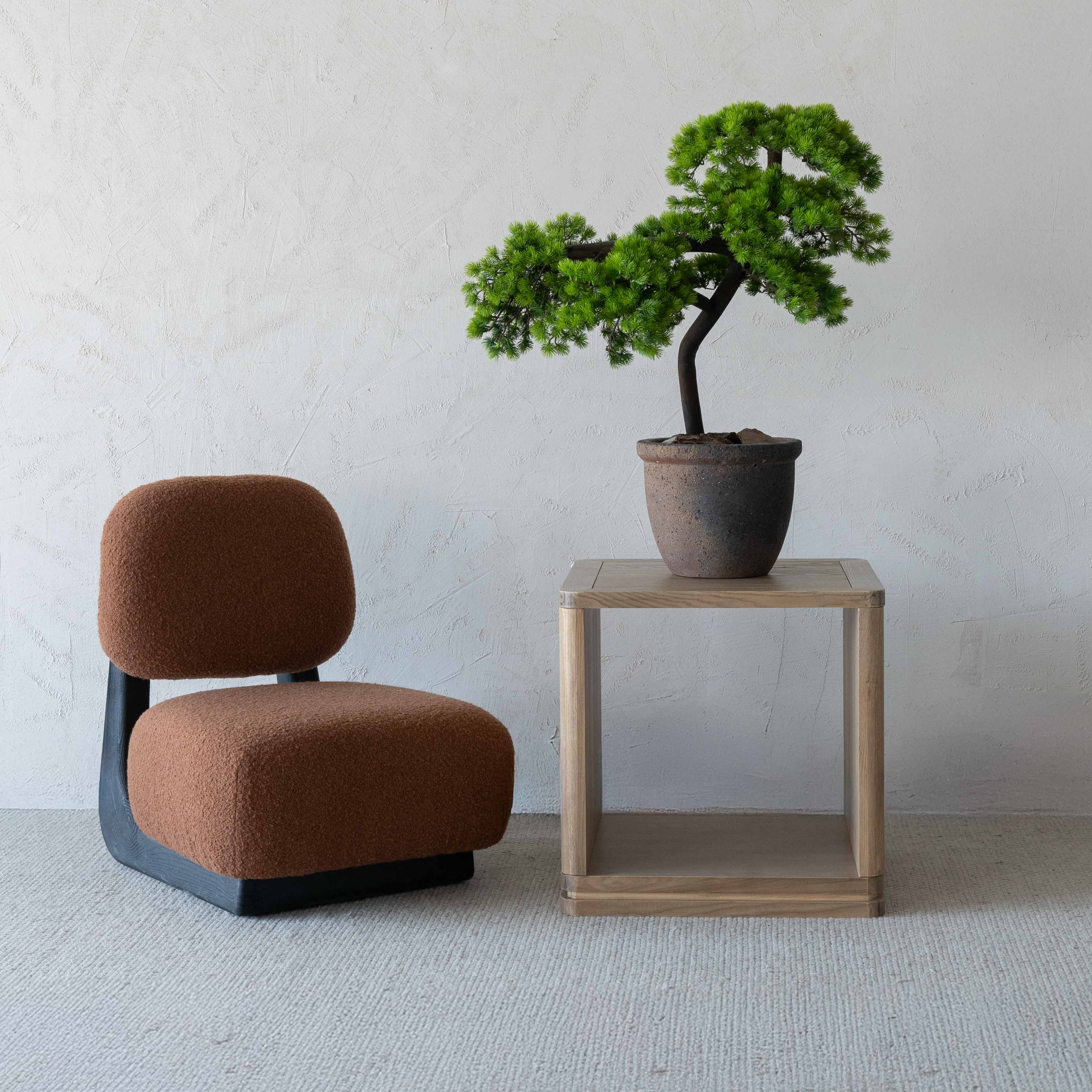 Heritage Solid Wood Side Table | Accent End Table (as is) - Side Table - WS Living - UAE Home Furniture Stores in Dubai