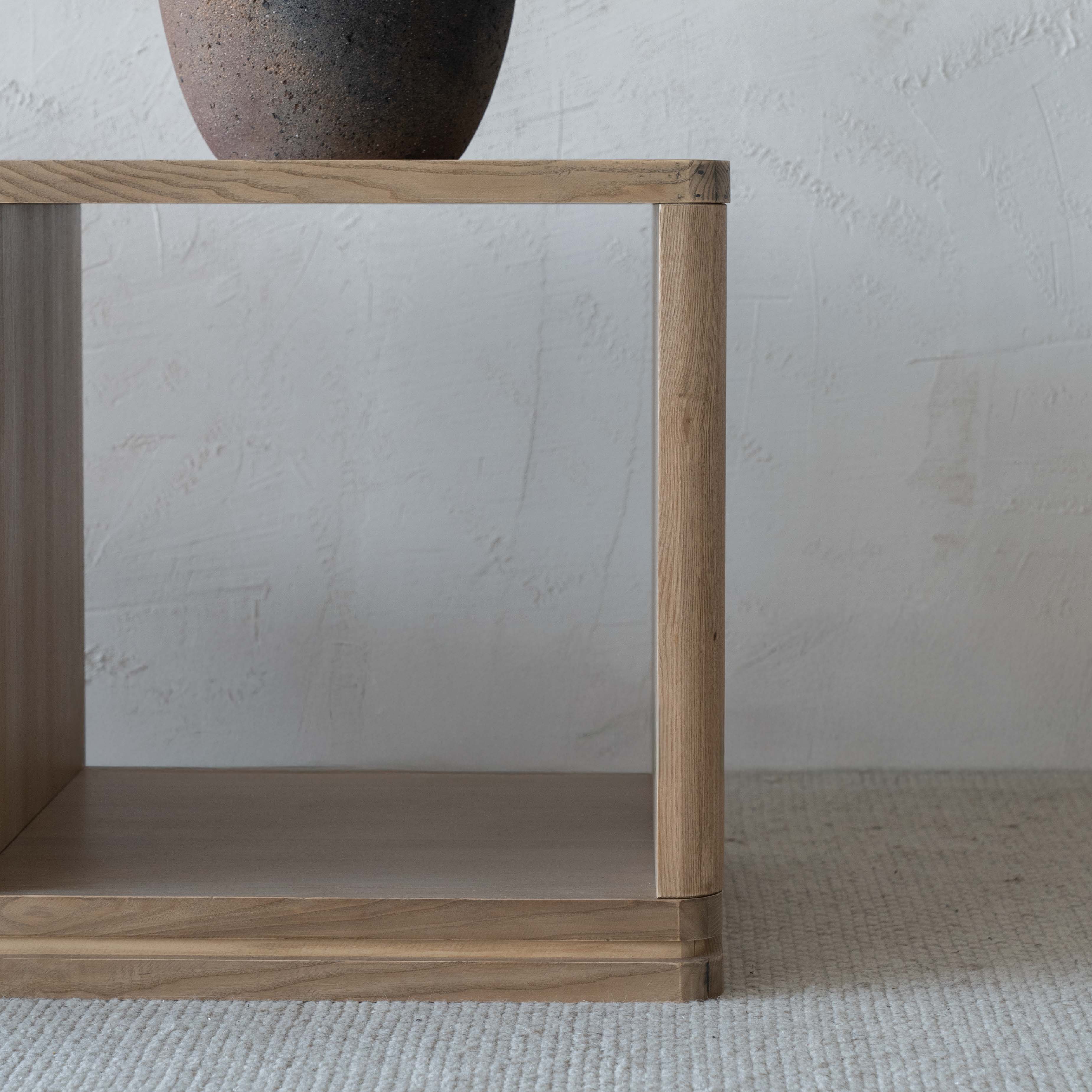 Heritage Solid Wood Side Table | Accent End Table (as is) - Side Table - WS Living - UAE Home Furniture Stores in Dubai
