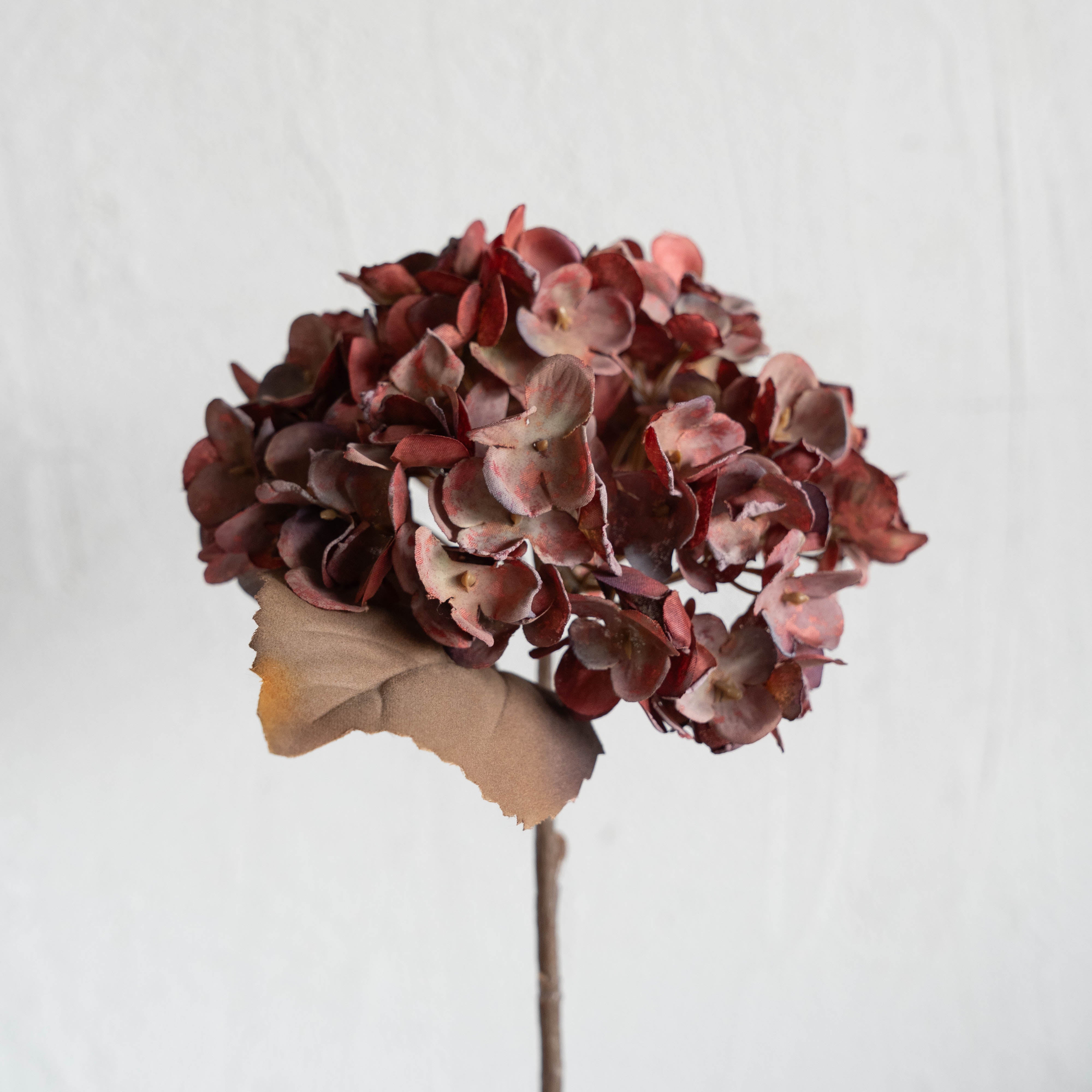 Hydrangeas Artificial Flower - Red - Artificial Flowers - WS Living Furniture Furniture Store in Dubai