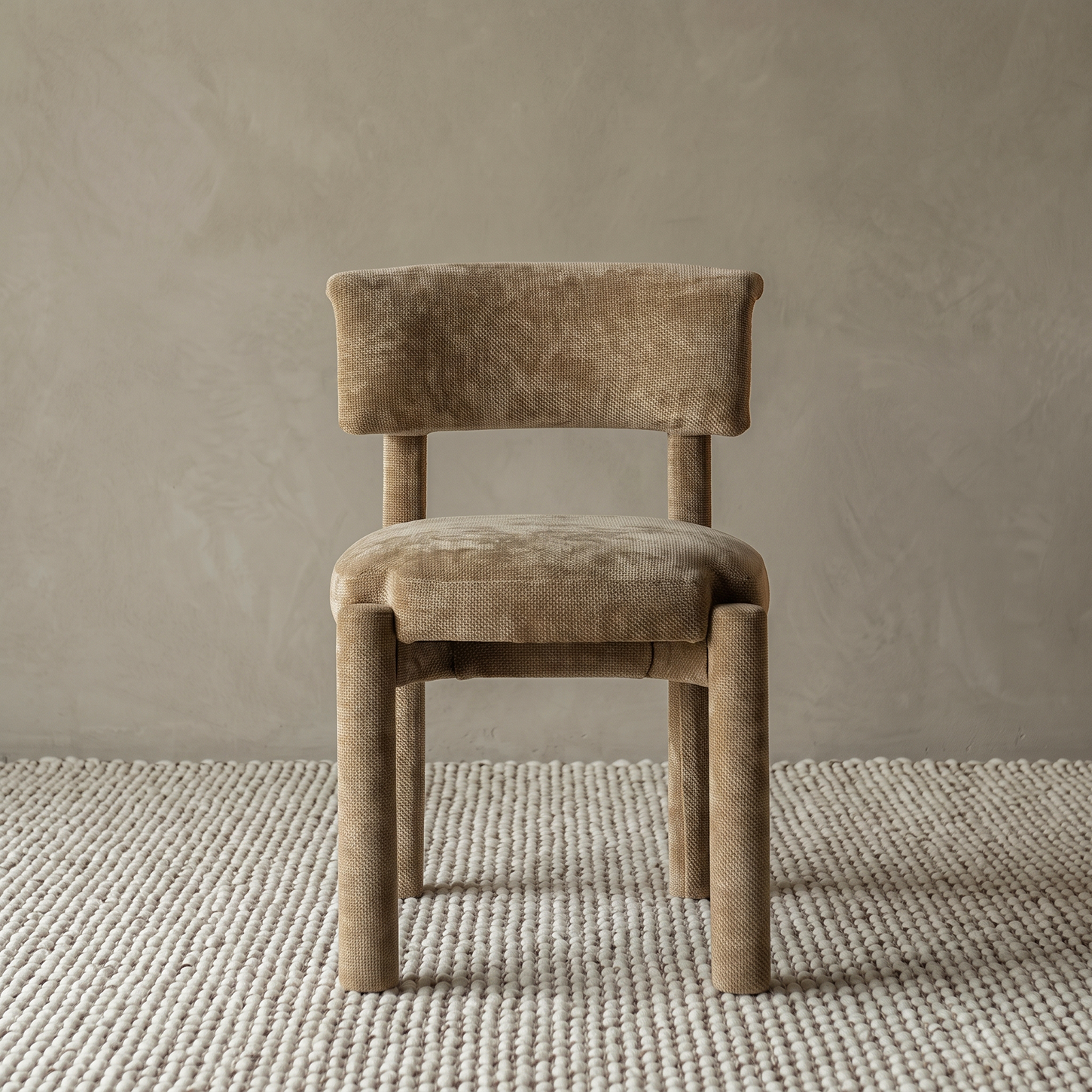 Alessa Sand Beige Modern Dining Chair