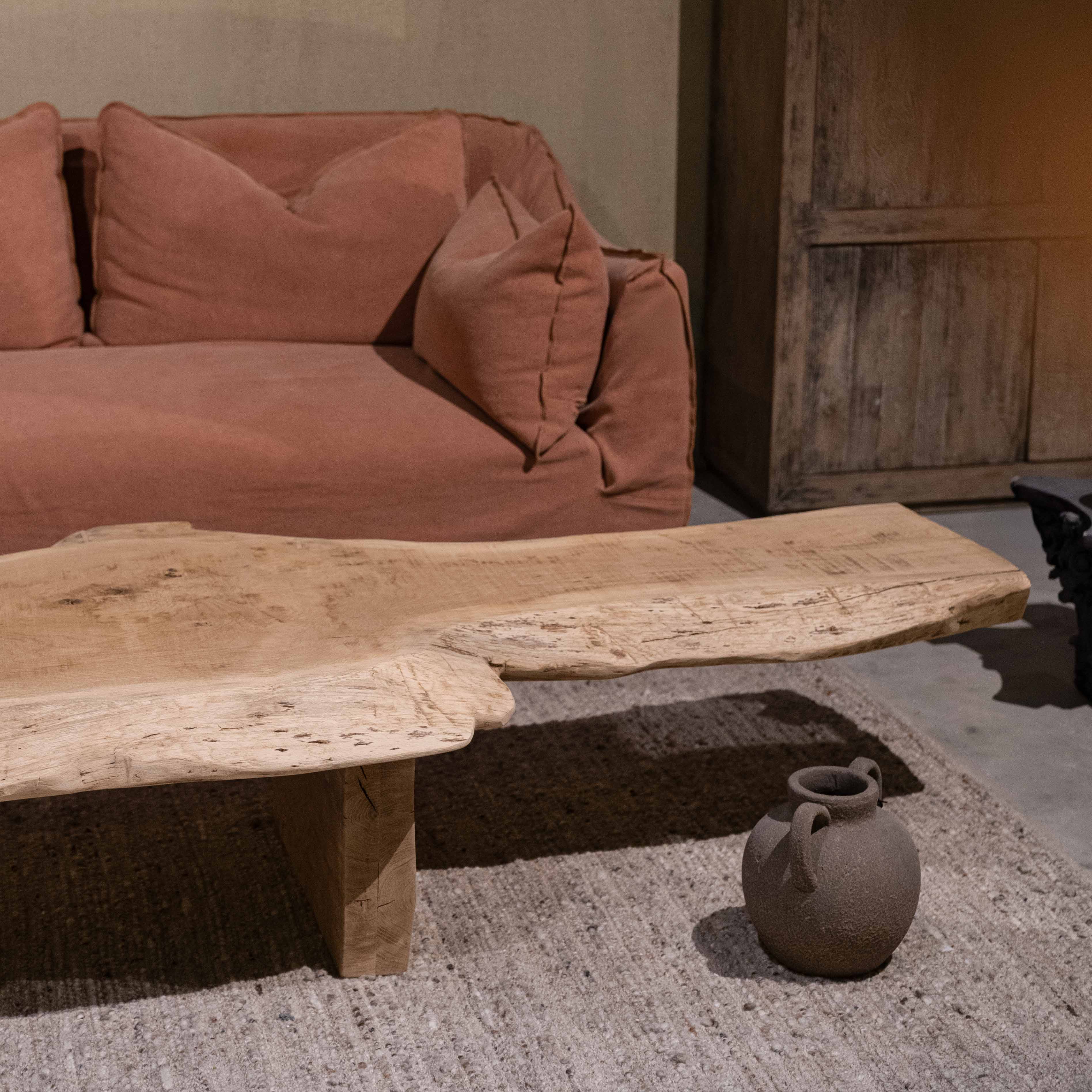Mizu - Ikou Organic Shape Japanese Wabi-Sabi Coffee Table - Coffee Tables - WS Living Furniture Furniture Store in Dubai
